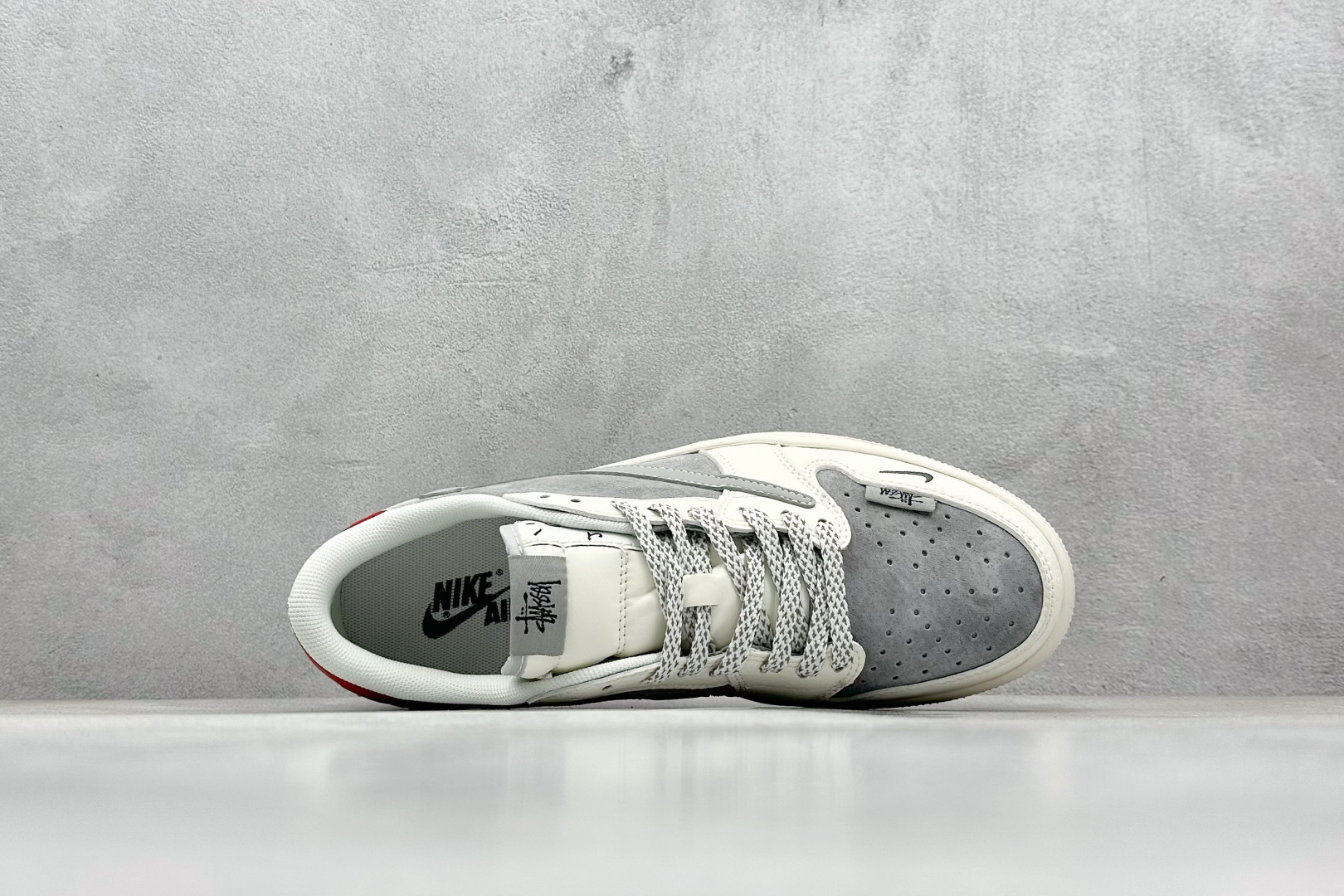 Fragment x Travis Scott x 斯图西 Air Jordan 1 Low 三方联名倒钩  SJ2068-130