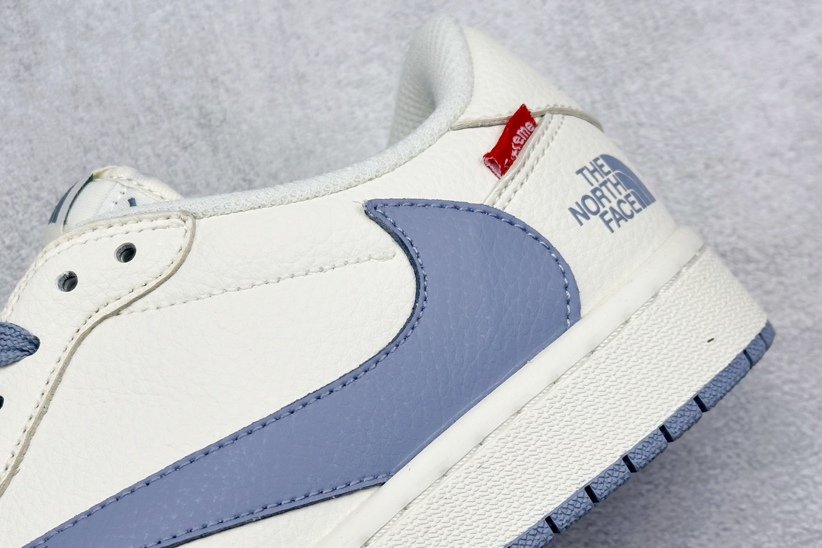 XC版 Travis Scott x Nike Air Jordan 1 Low x The North Face x Supreme Air Jordan 1 Low 反转米蓝小钩倒钩 DIY1688-007