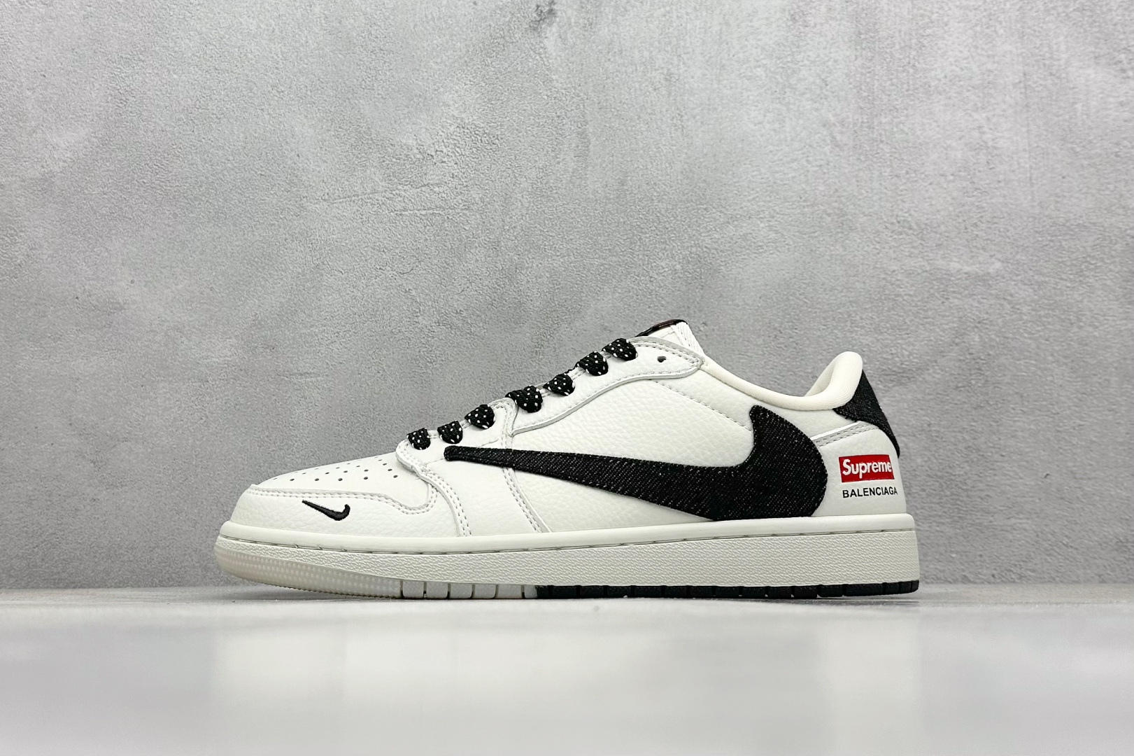 220 XC版 Fragment x Travis Scott x Supreme Air Jordan 1 Low 三方联名倒钩  JH6088-704