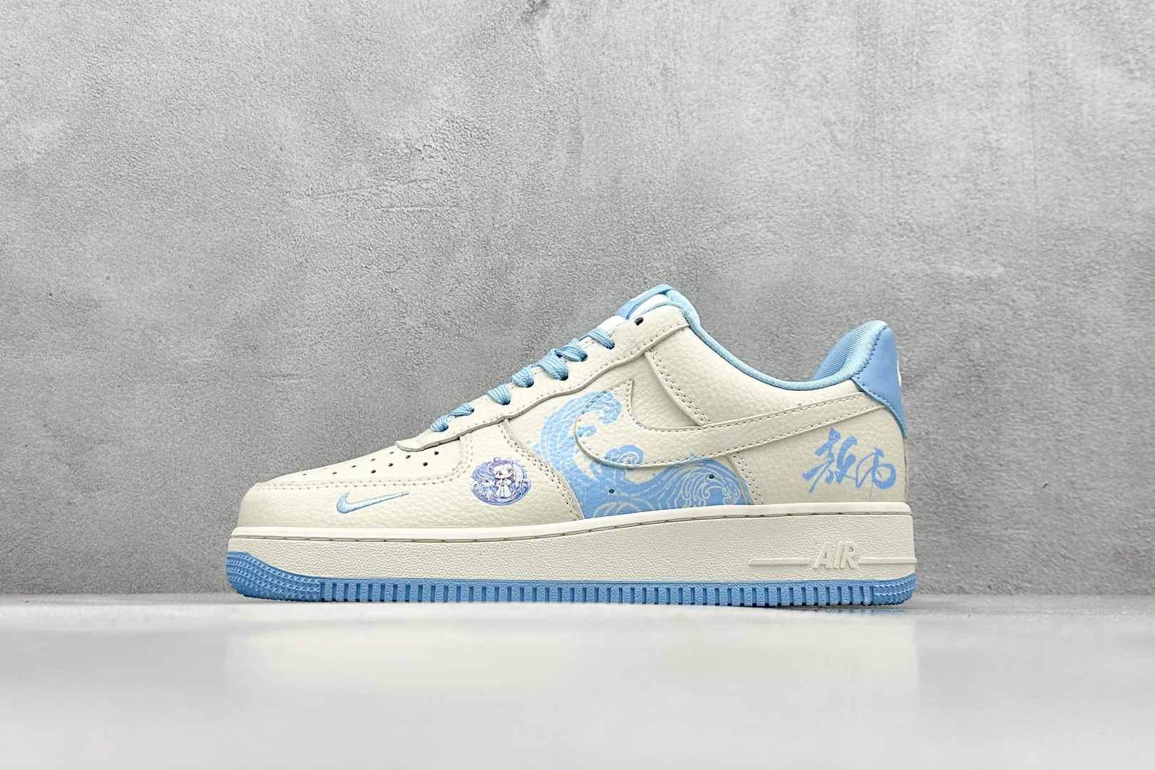 XC版 Nike Air Force 1 Low 07 哪吒闹海 敖丙涂鸦 米蓝小钩  KK1988-060