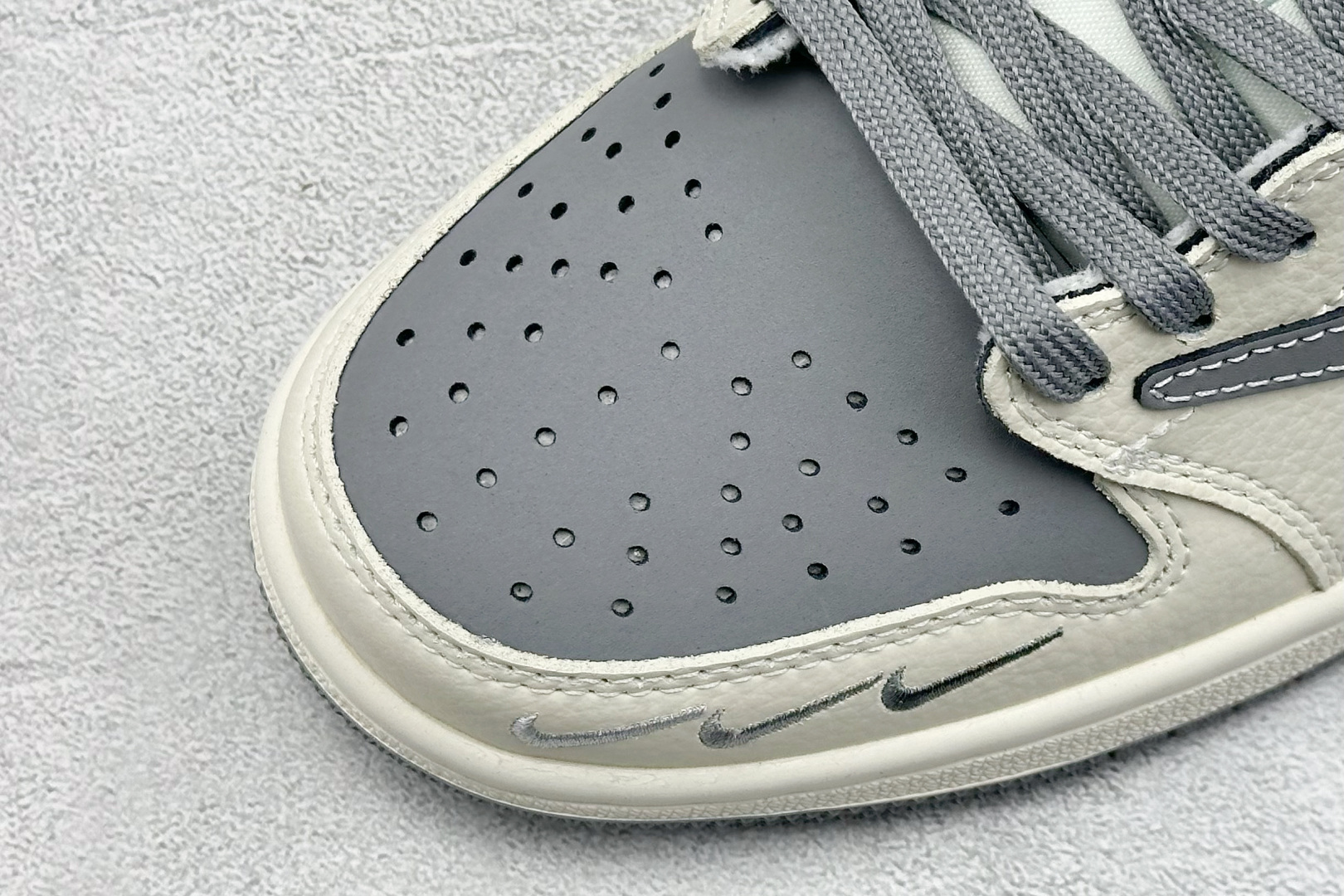 XC版 Fragment x Travis Scott x 北面 Air Jordan 1 Low 三方联名倒钩  XS2024-011