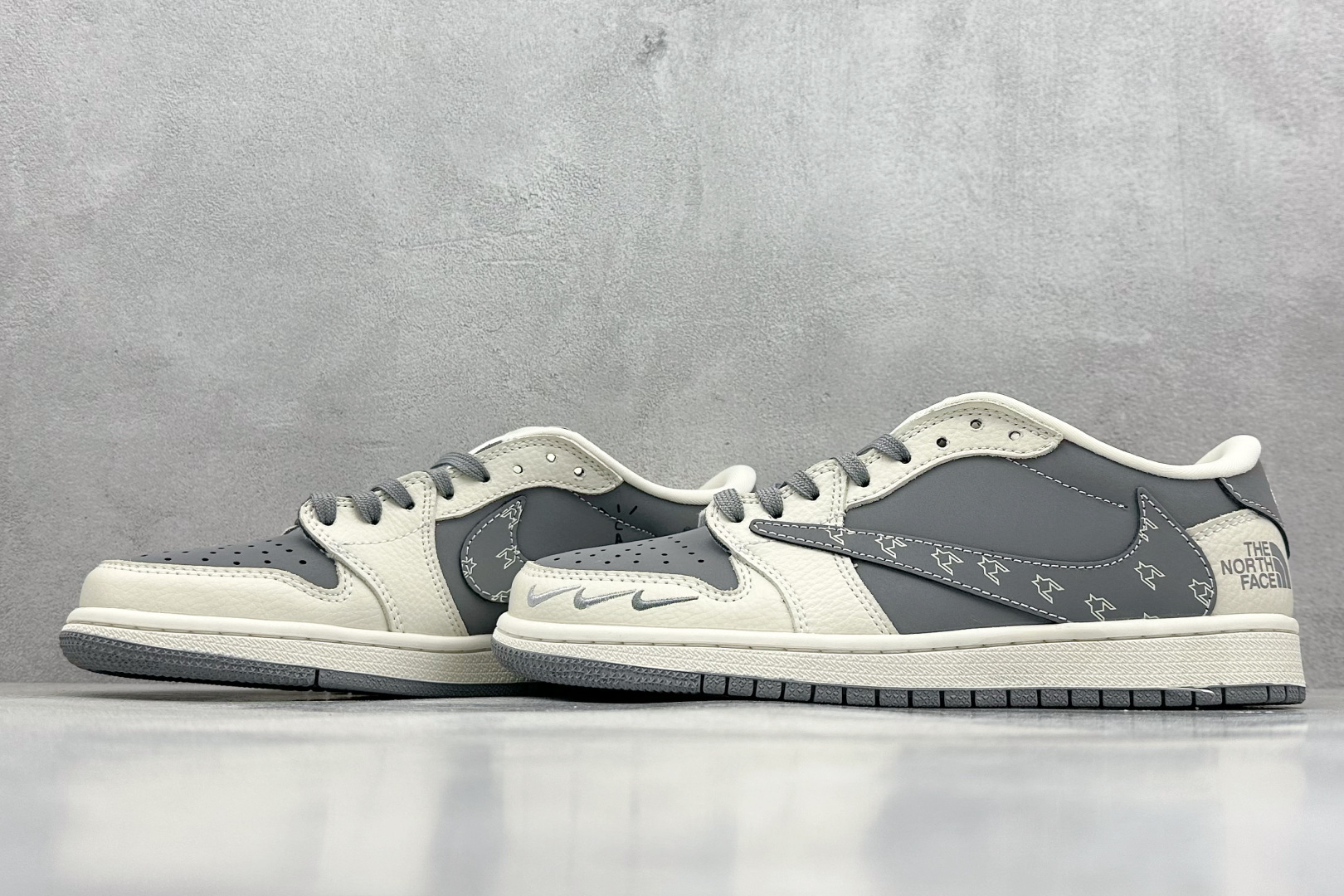 XC版 Fragment x Travis Scott x 北面 Air Jordan 1 Low 三方联名倒钩  XS2024-011