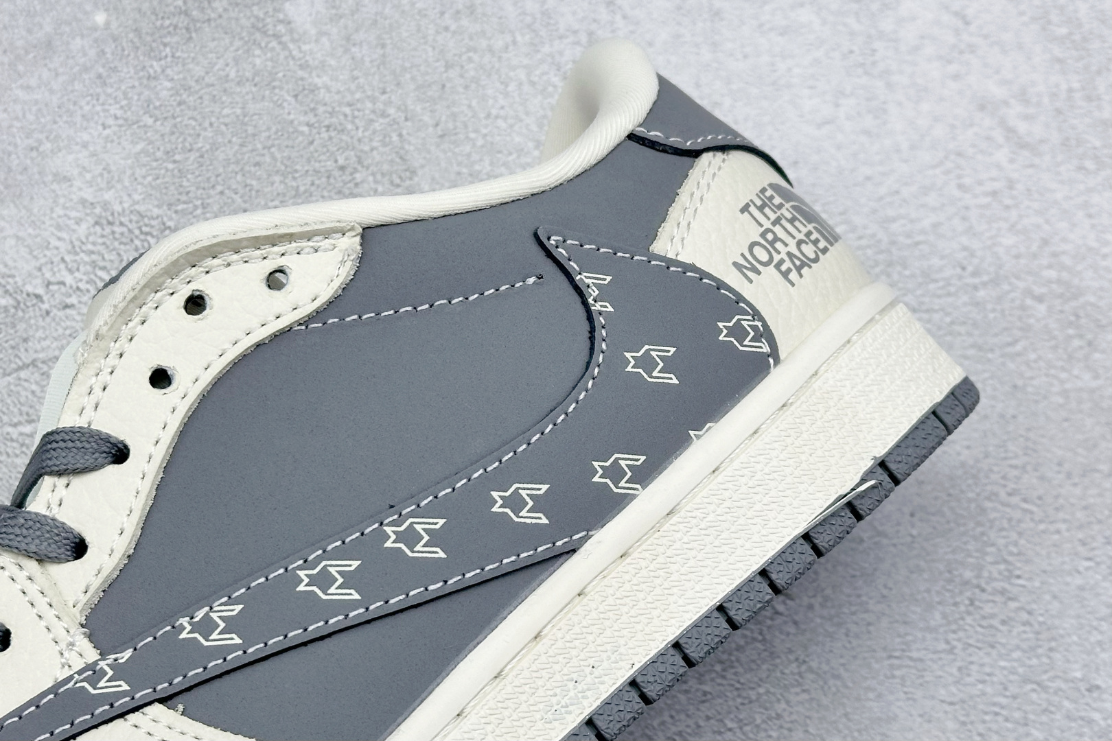 XC版 Fragment x Travis Scott x 北面 Air Jordan 1 Low 三方联名倒钩  XS2024-011
