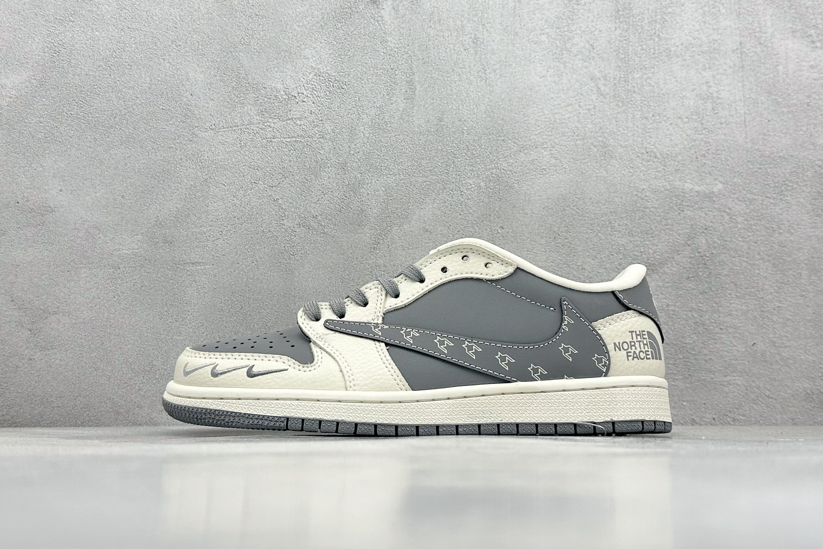 XC版 Fragment x Travis Scott x 北面 Air Jordan 1 Low 三方联名倒钩  XS2024-011