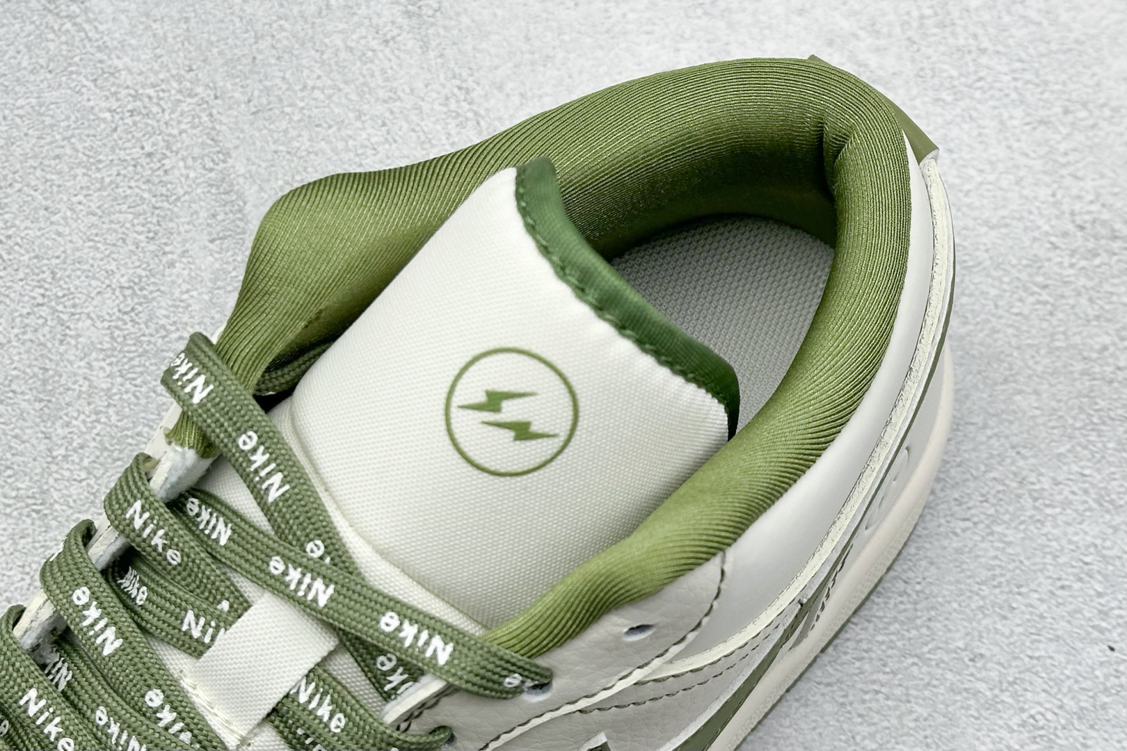 XC版 Air Jordan 1 Retro Low x Fragment Design 闪电藤原浩白绿 CF3688-019