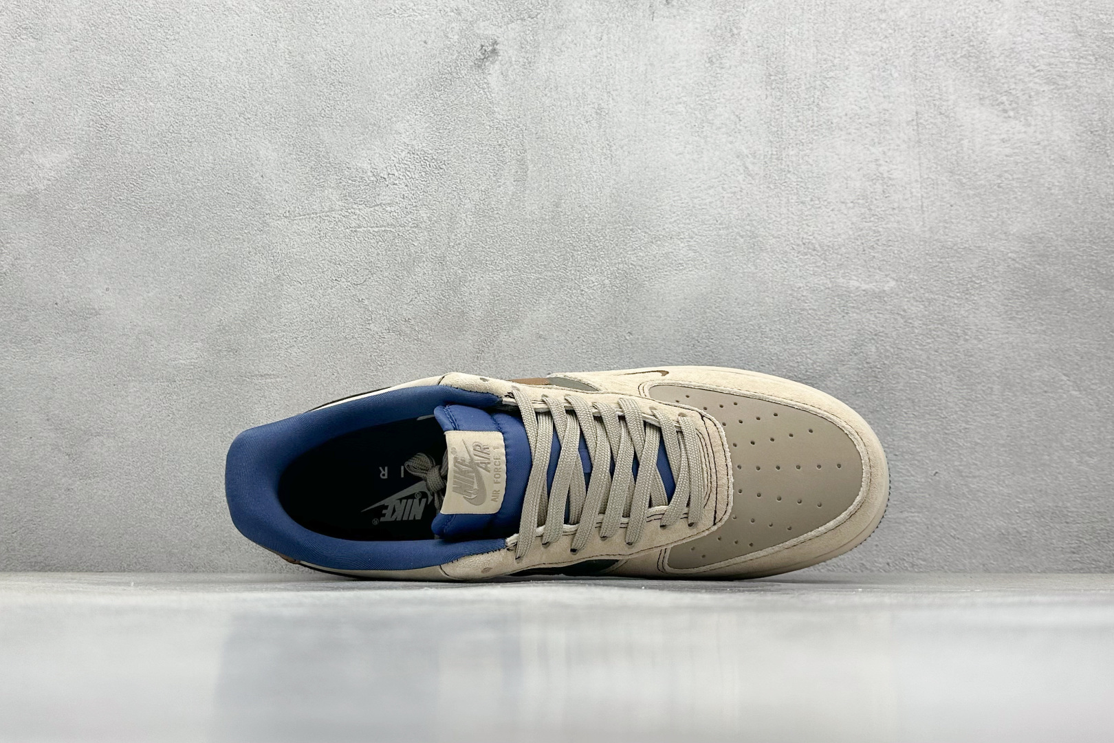 XC版 Nike Air Force 1 Low 07 x UNDEFEATED 灰棕小钩  KK1988-062