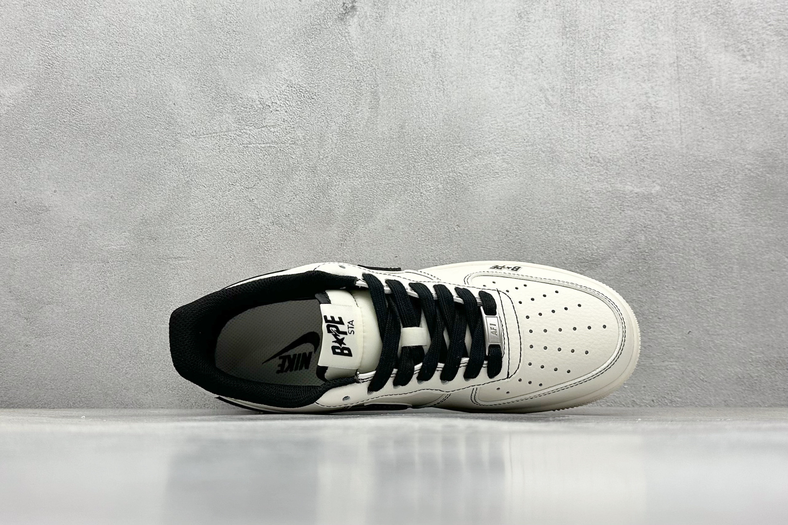 XC版 Nike Air Force 1 Low 07 x BAPE 白黑  XS1958-523