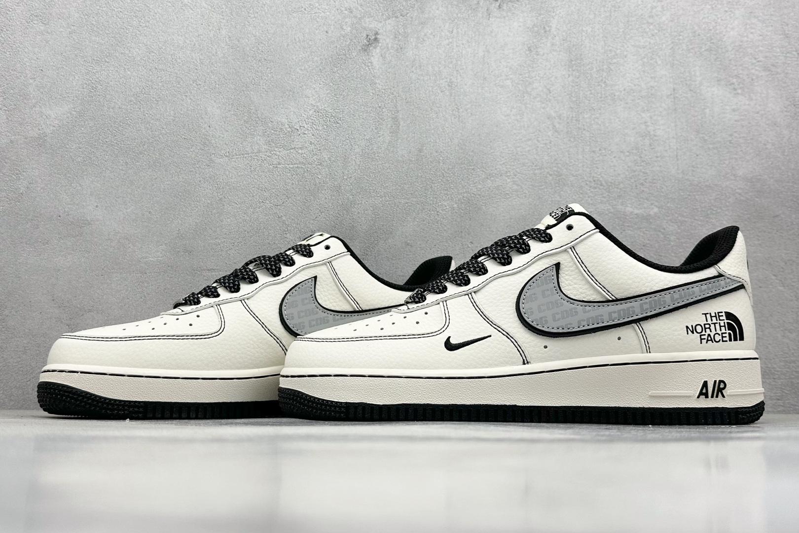 XC版 Nike Air Force 1 Low 07 x The North Face x CDG 白黑小钩 HH7518-050