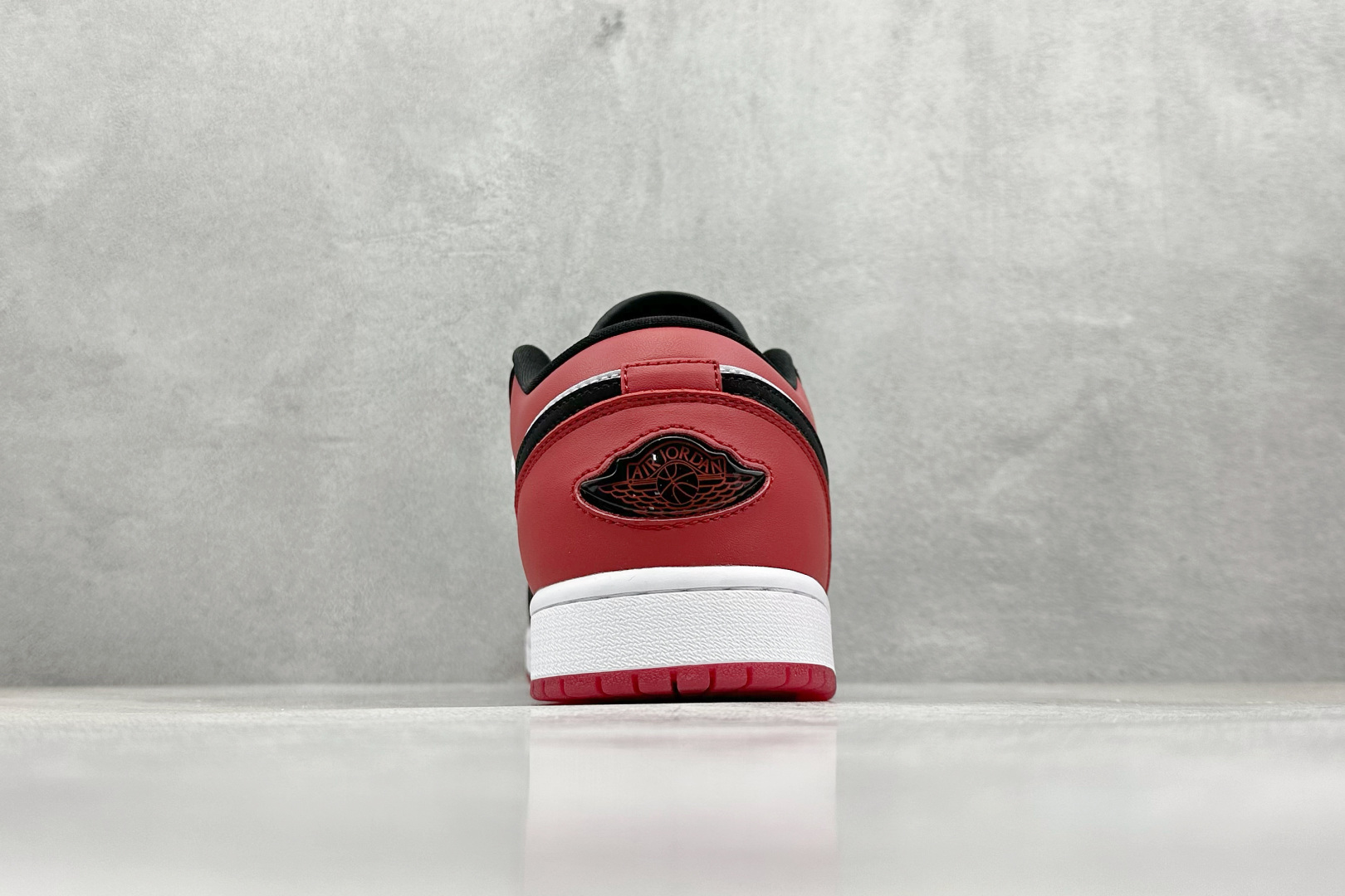 K版 Air Jordan 1 Retro Low ”White Black Gym Red” 黑红  IB8971-106