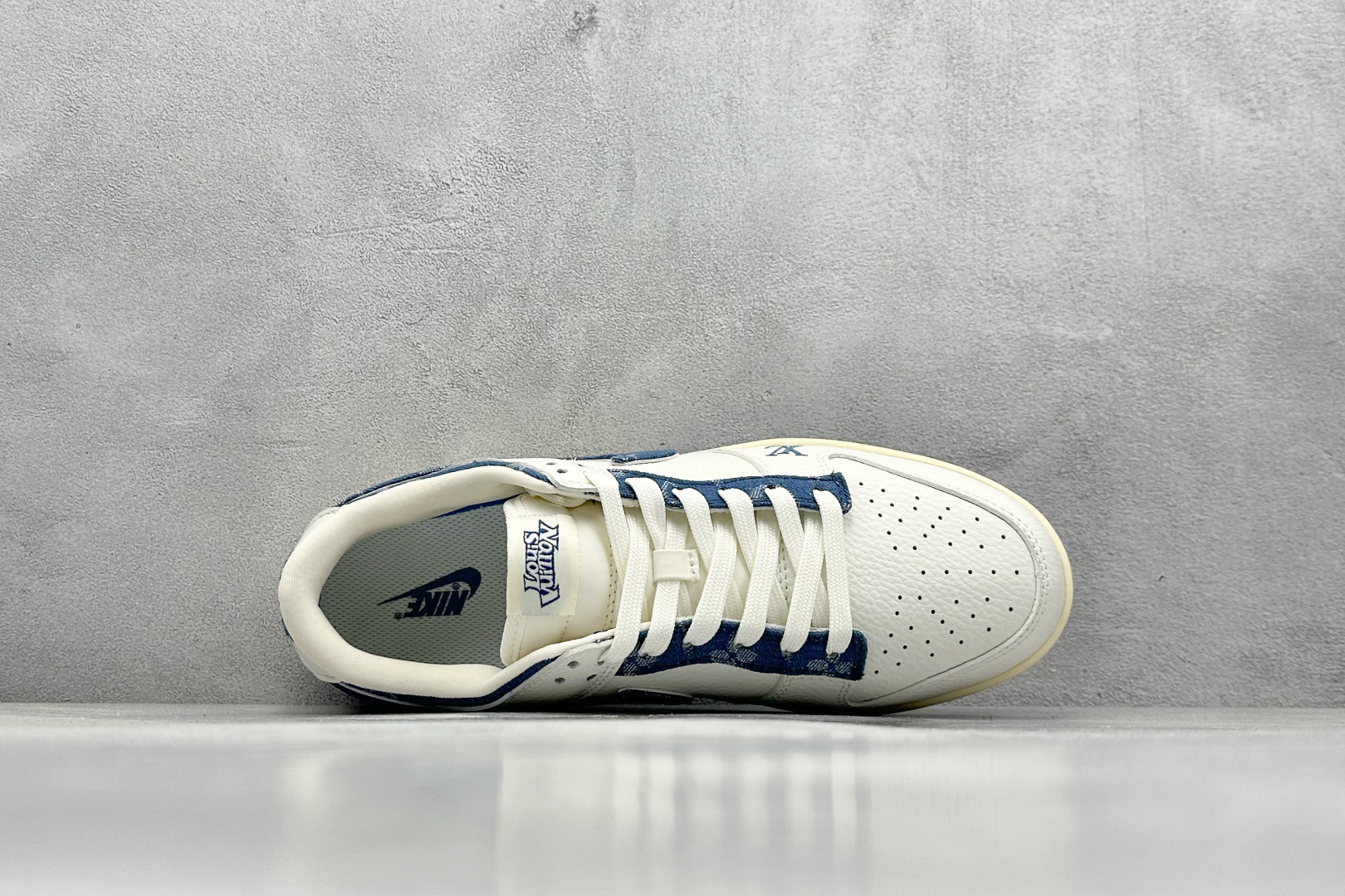 终端放店
XC版 Nk SB Dunk Low LV联名-米蓝牛仔勾 周年高端定制 低帮休闲板鞋
 #