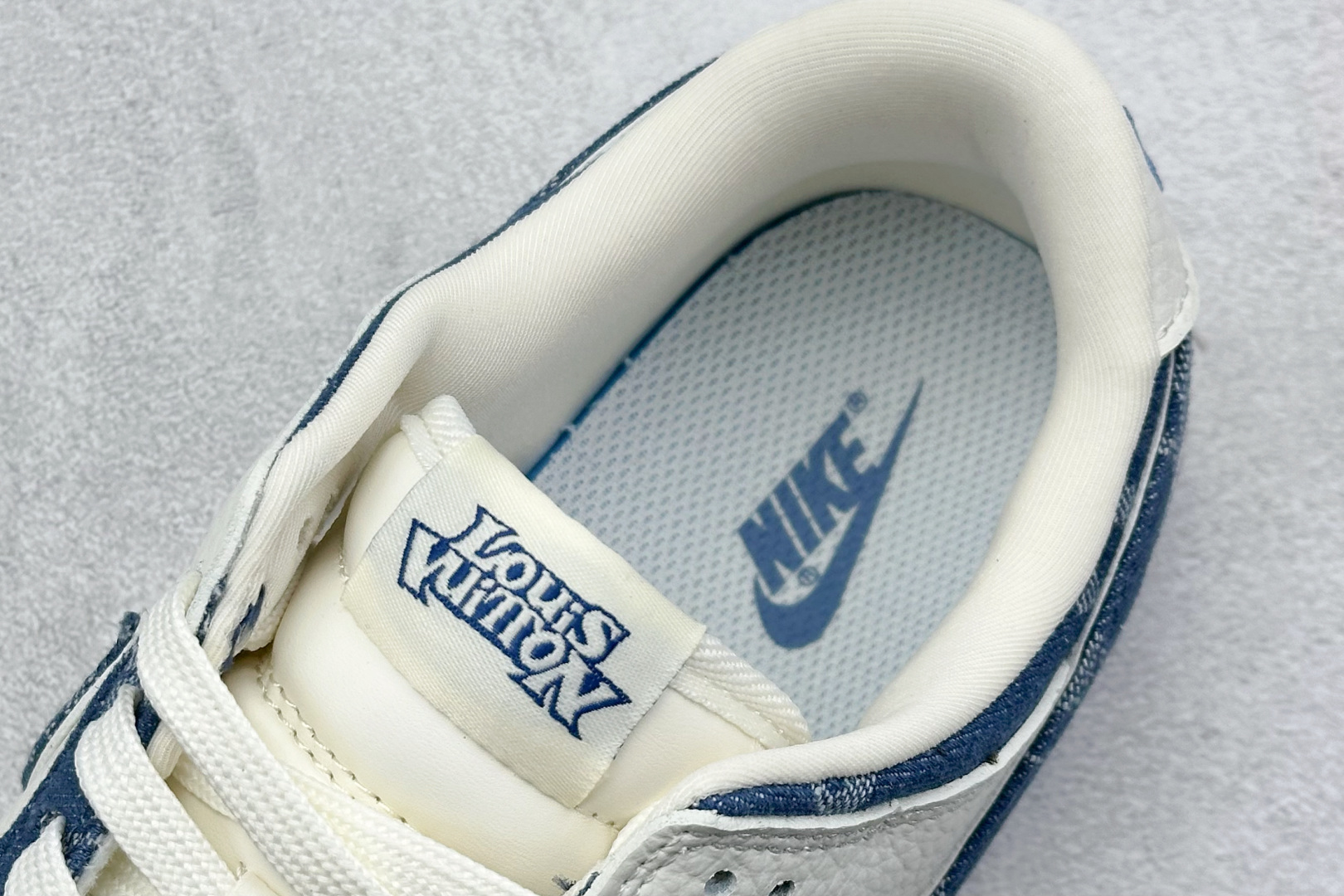  终端放店
XC版 Nk SB Dunk Low LV联名-米蓝牛仔勾 周年高端定制 低帮休闲板鞋
 #
