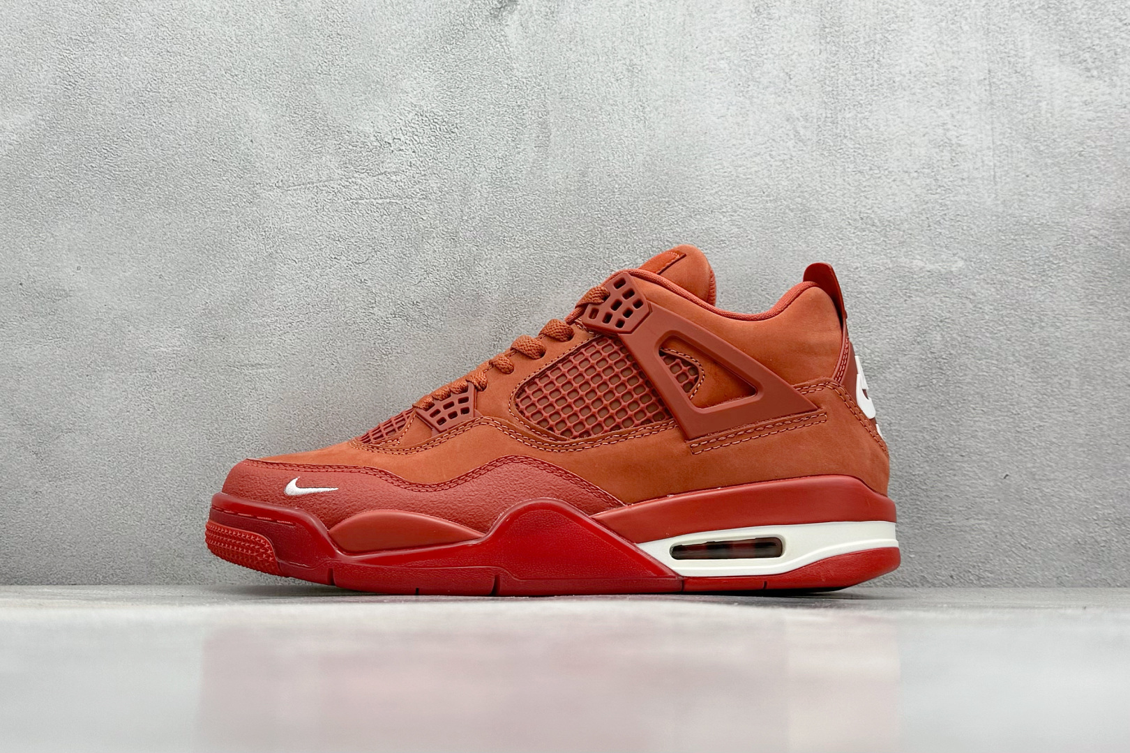 380 I8纯原 Nigel Sylvester x Air Jordan 4 ”Brick By Brick” AJ4 砖红 HF4340-800