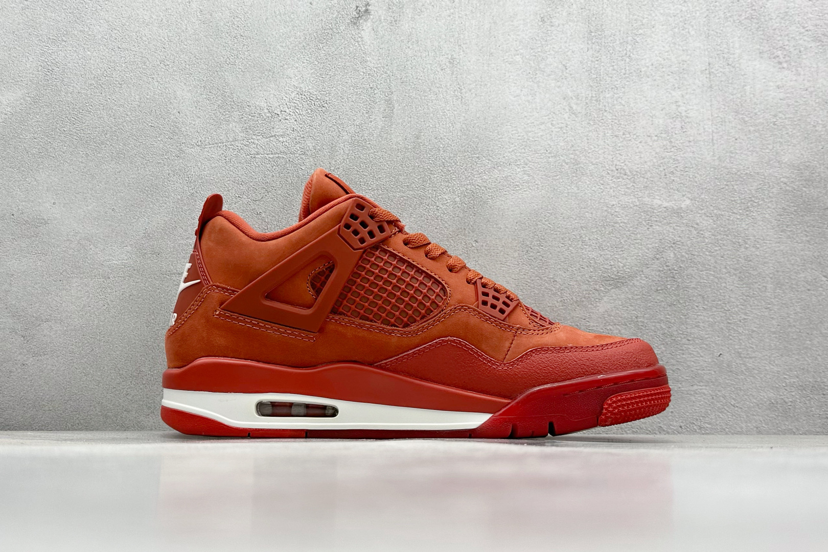 380 I8纯原 Nigel Sylvester x Air Jordan 4 ”Brick By Brick” AJ4 砖红 HF4340-800
