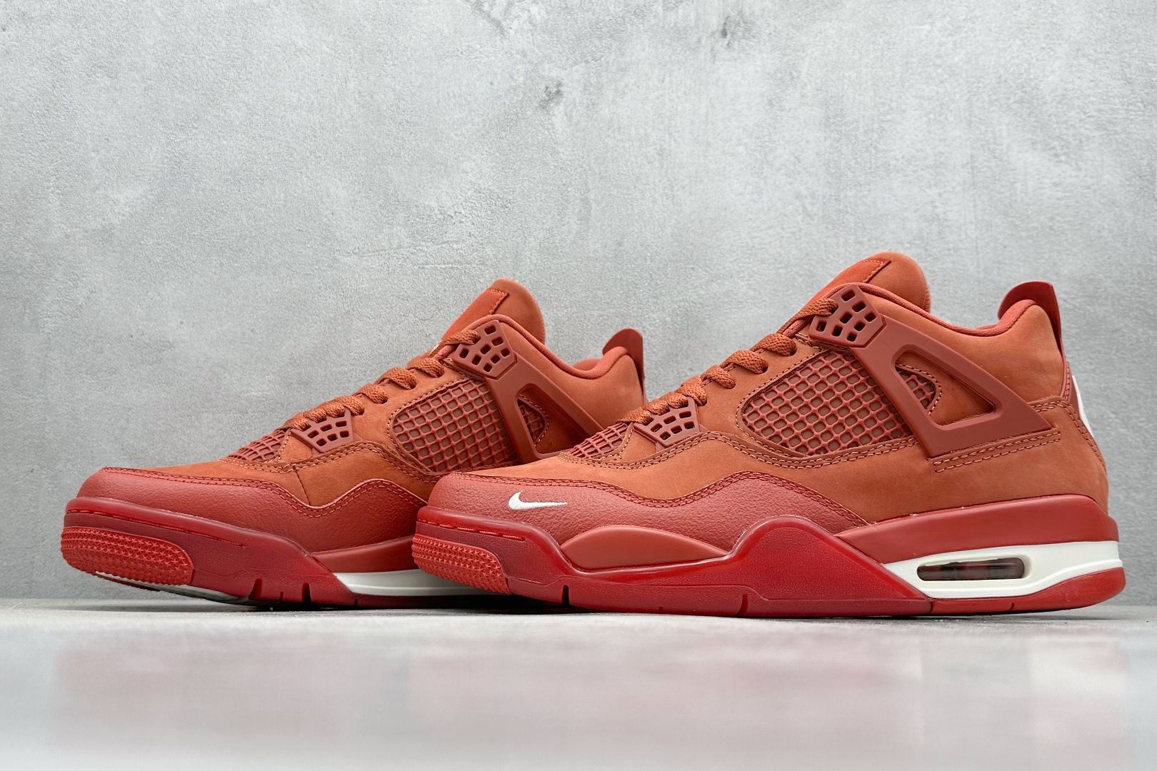 380 I8纯原 Nigel Sylvester x Air Jordan 4 ”Brick By Brick” AJ4 砖红 HF4340-800