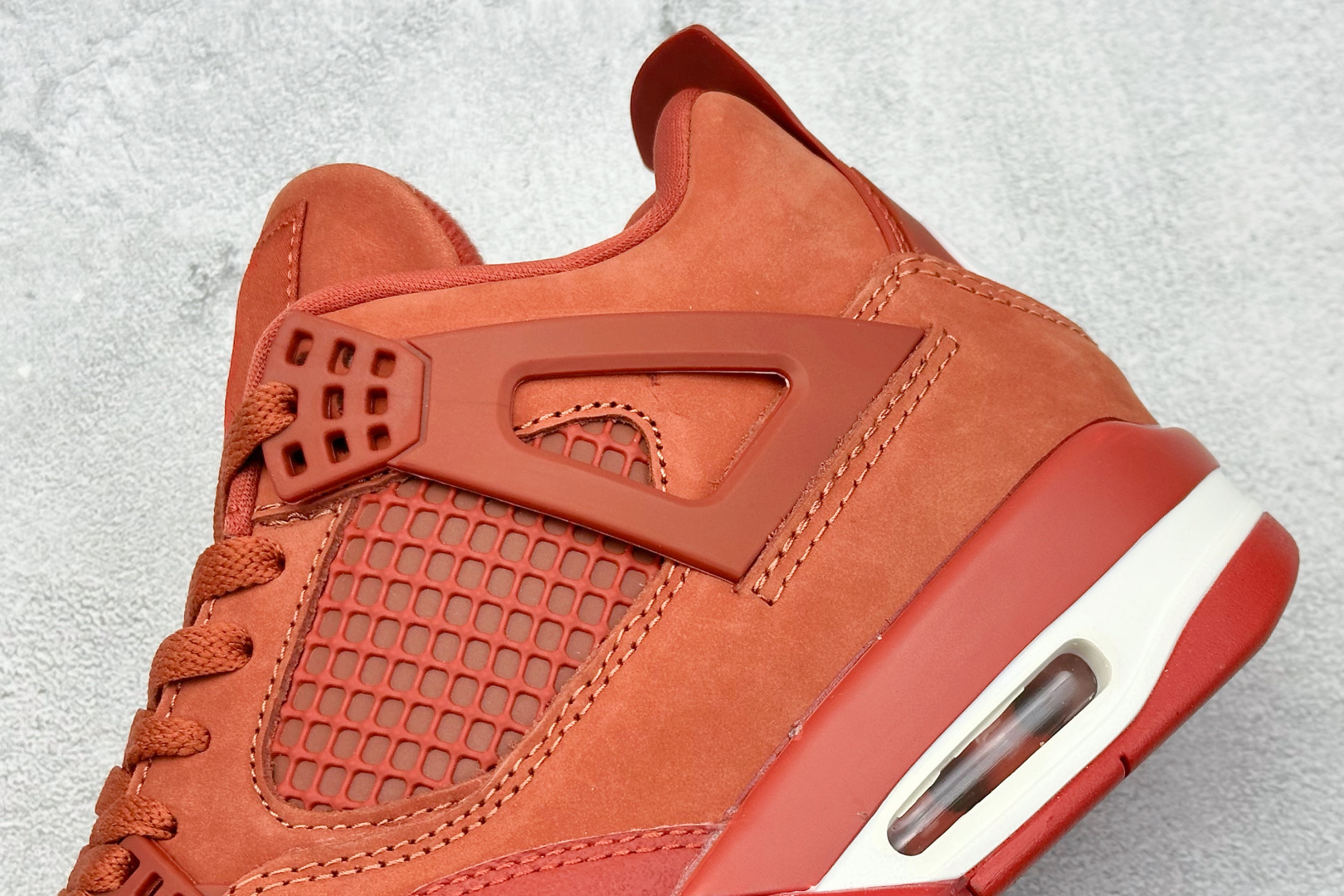 380 I8纯原 Nigel Sylvester x Air Jordan 4 ”Brick By Brick” AJ4 砖红 HF4340-800