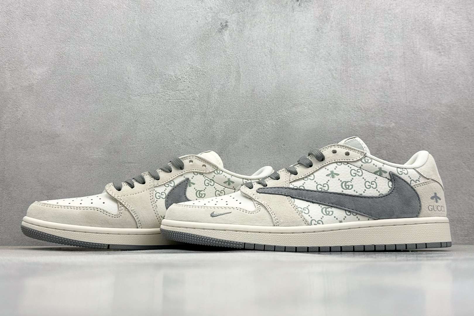 XC版 Travis Scott x Nike Air Jordan 1 Low x GUCCI 三