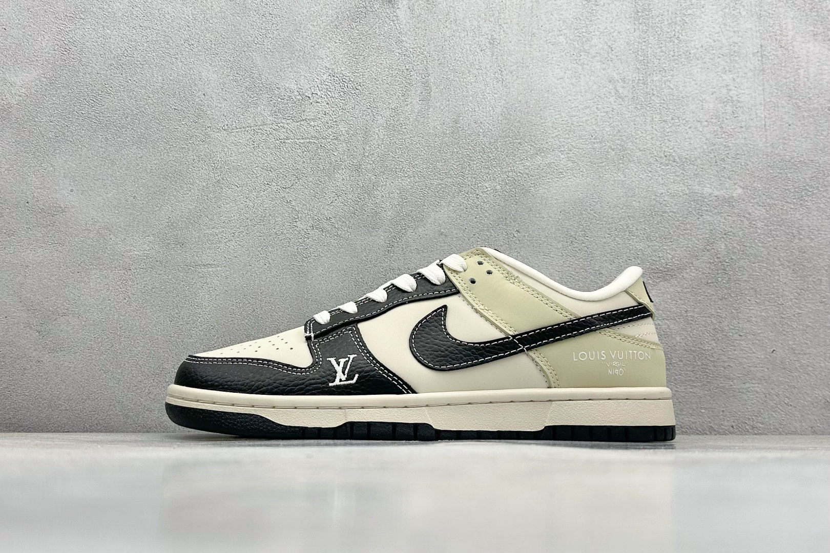  
Nk SB Dunk Low LV联名-摩卡米黑周年高端定制 低帮休闲板鞋
#高端定制鞋盒 原装头层