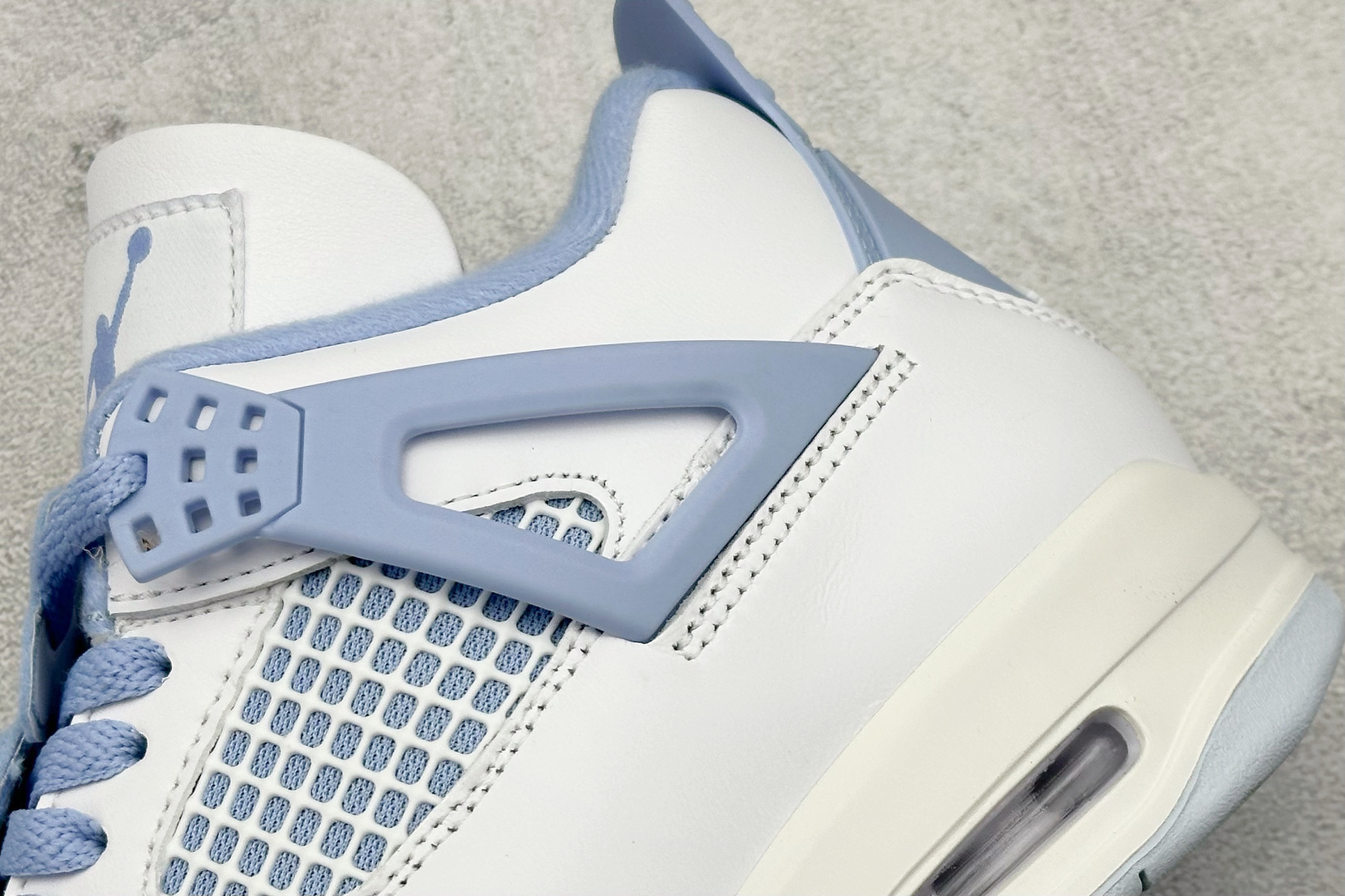 F版 Air Jordan 4 Retro ”Aluminum” 白蓝色 HV0823-100