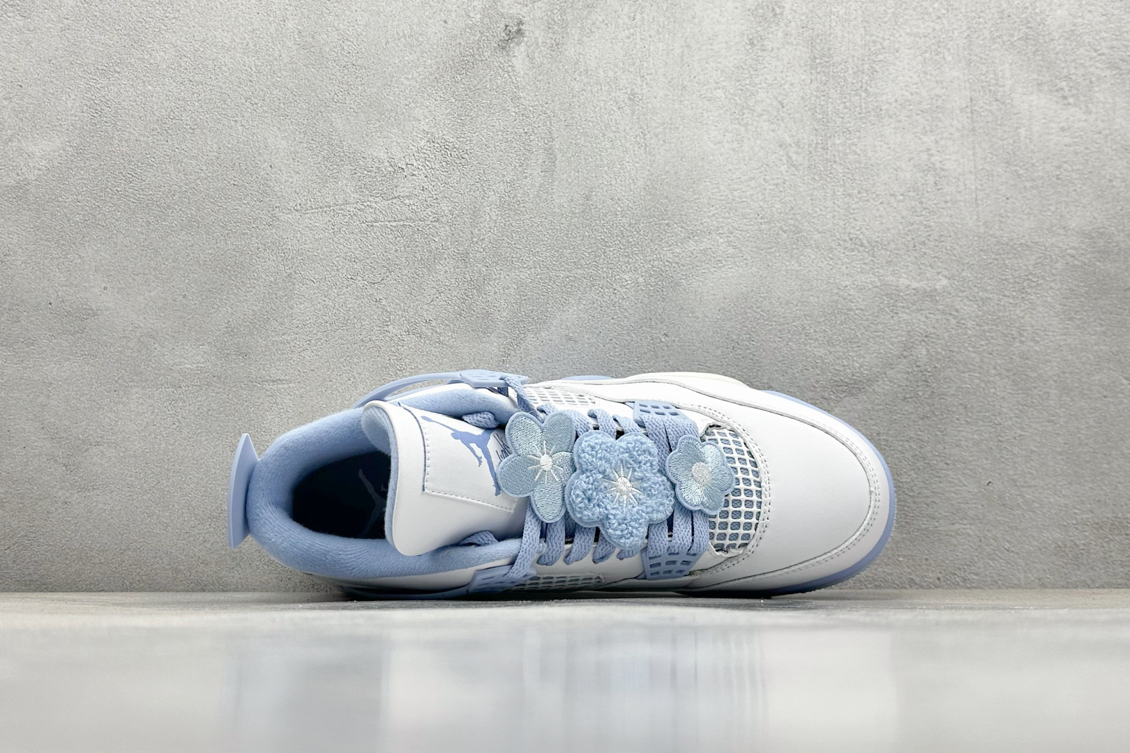 F版 Air Jordan 4 Retro ”Aluminum” 白蓝色 HV0823-100