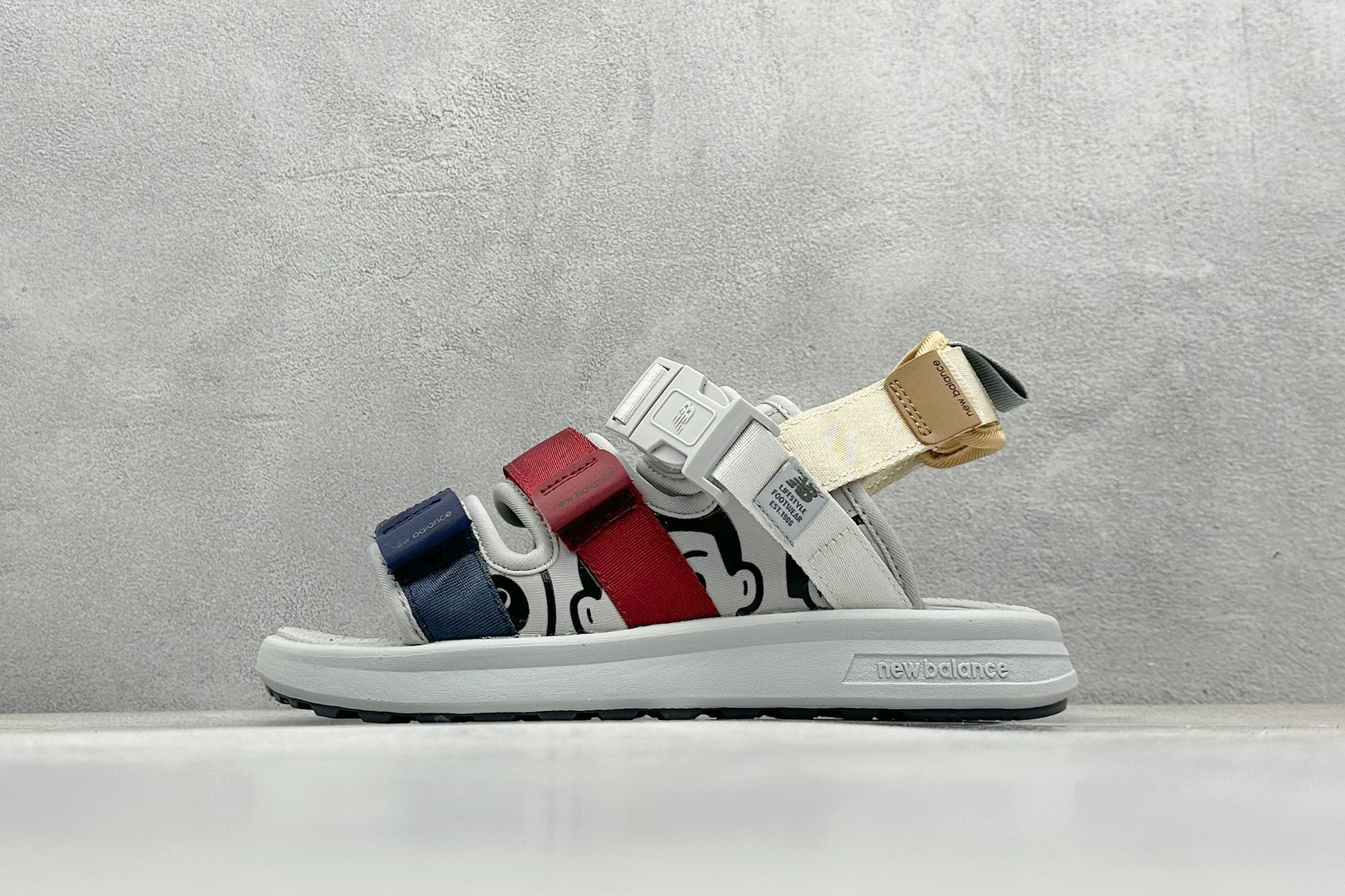  
New Balance x Noritake SDL750系列联名款凉鞋 

货号：SDL7504N