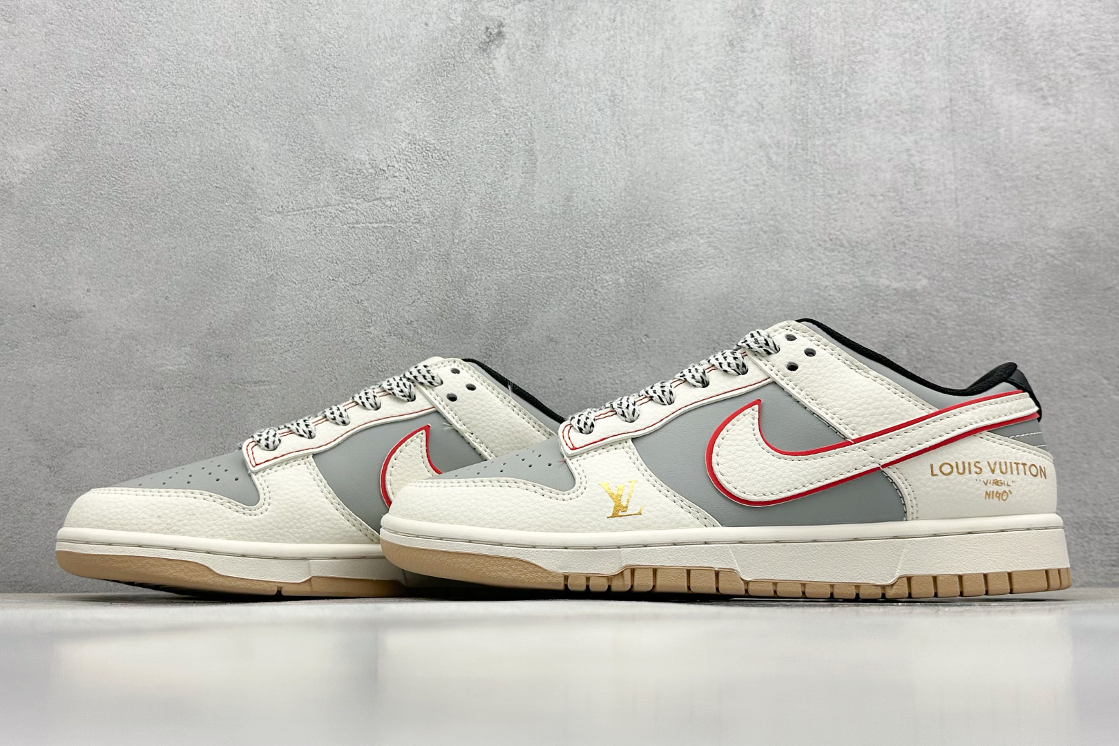 Nike SB Dunk Low x Louis Vuitton 白灰 SD6868-108