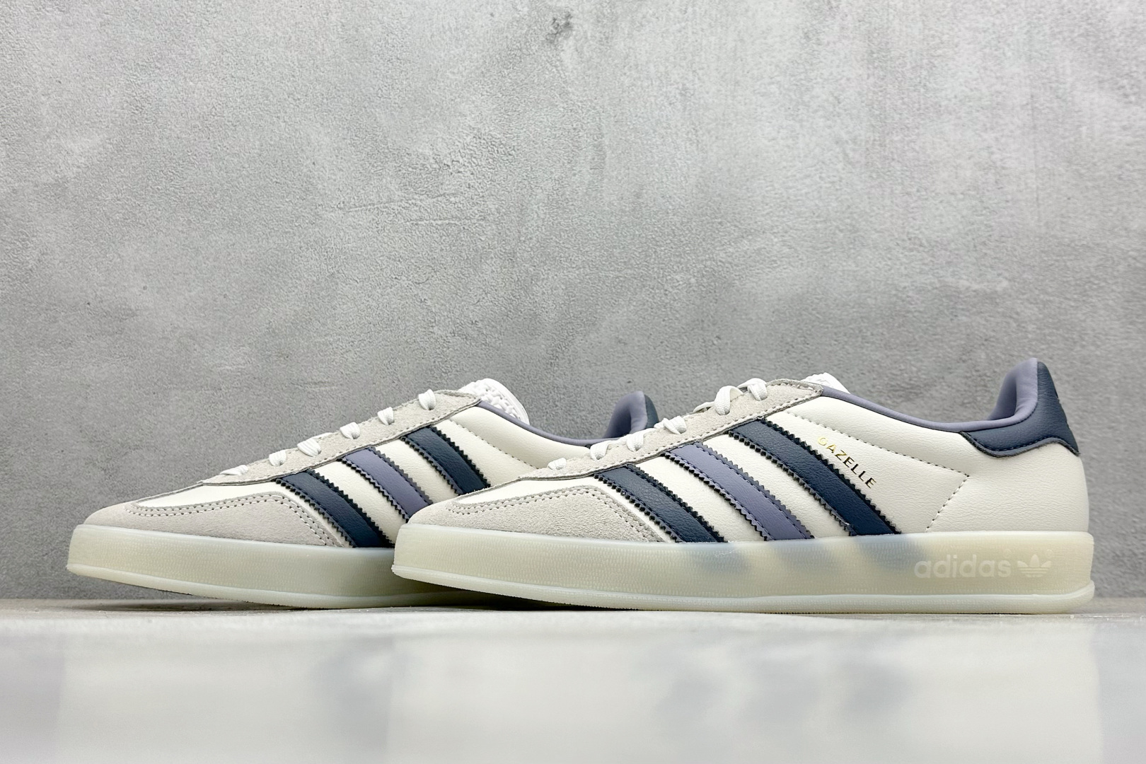  终端放店
XD版 AD Originals Gazelle INdoor 三叶草休闲防滑耐磨低帮板鞋 