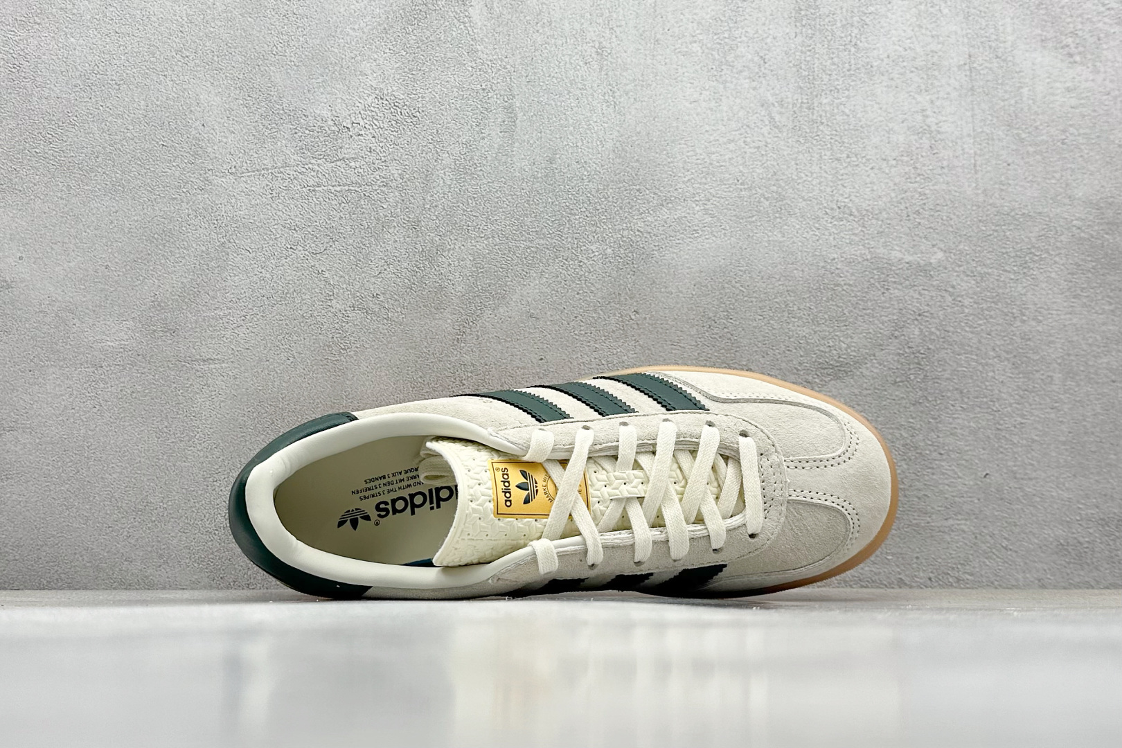  终端放店
XD版 AD Originals Gazelle INdoor 三叶草休闲防滑耐磨低帮板鞋 