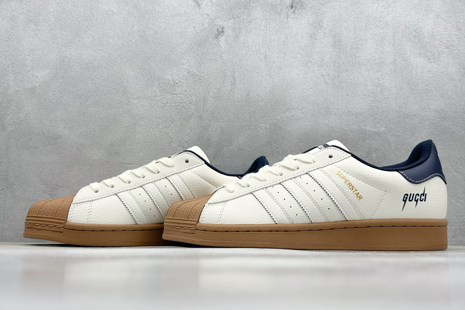 AD Originals Superstar x GUCCI 米白蓝 HD2207