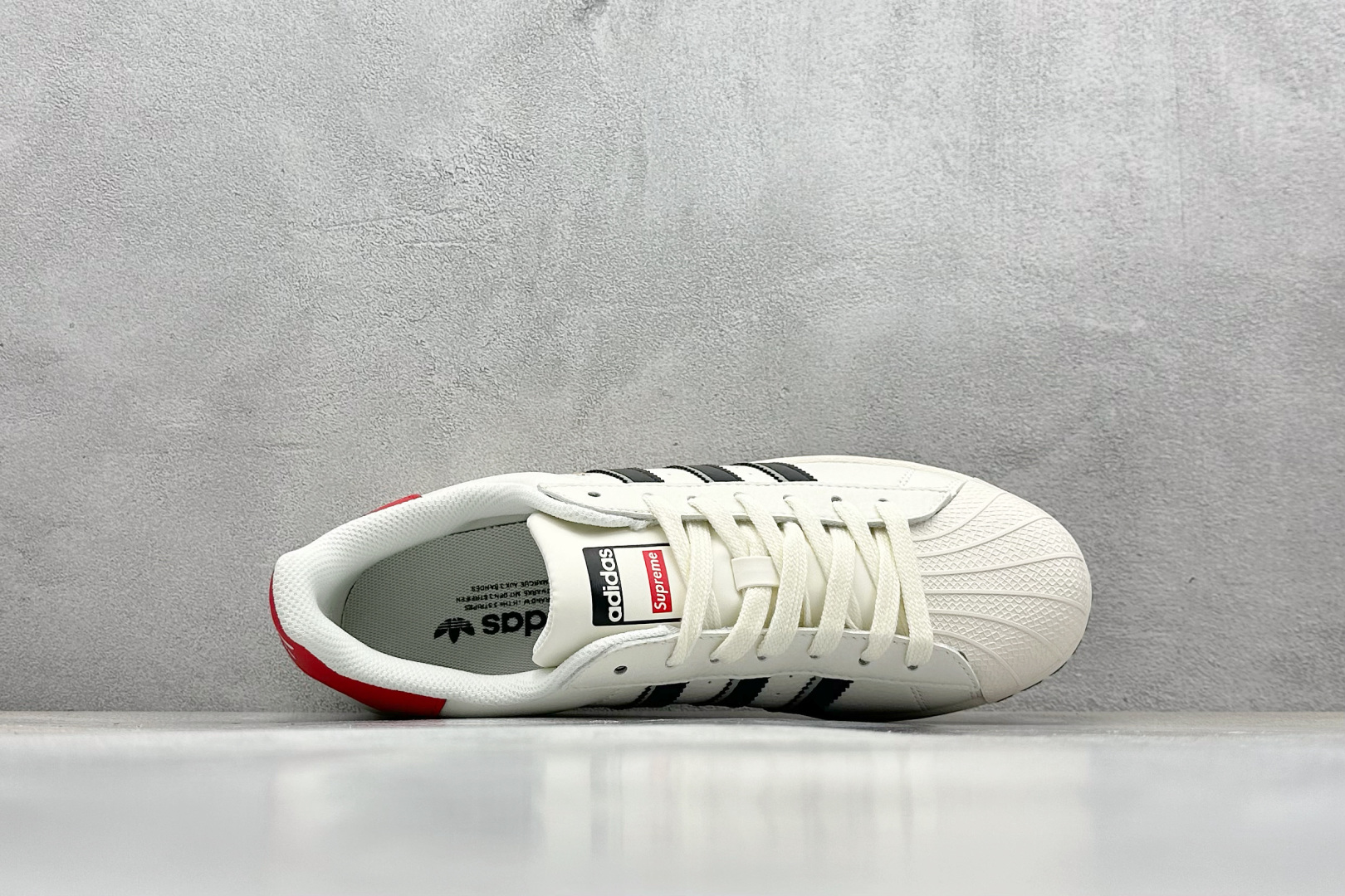 AD Original Superstar x Supreme 白蓝红 JY8905