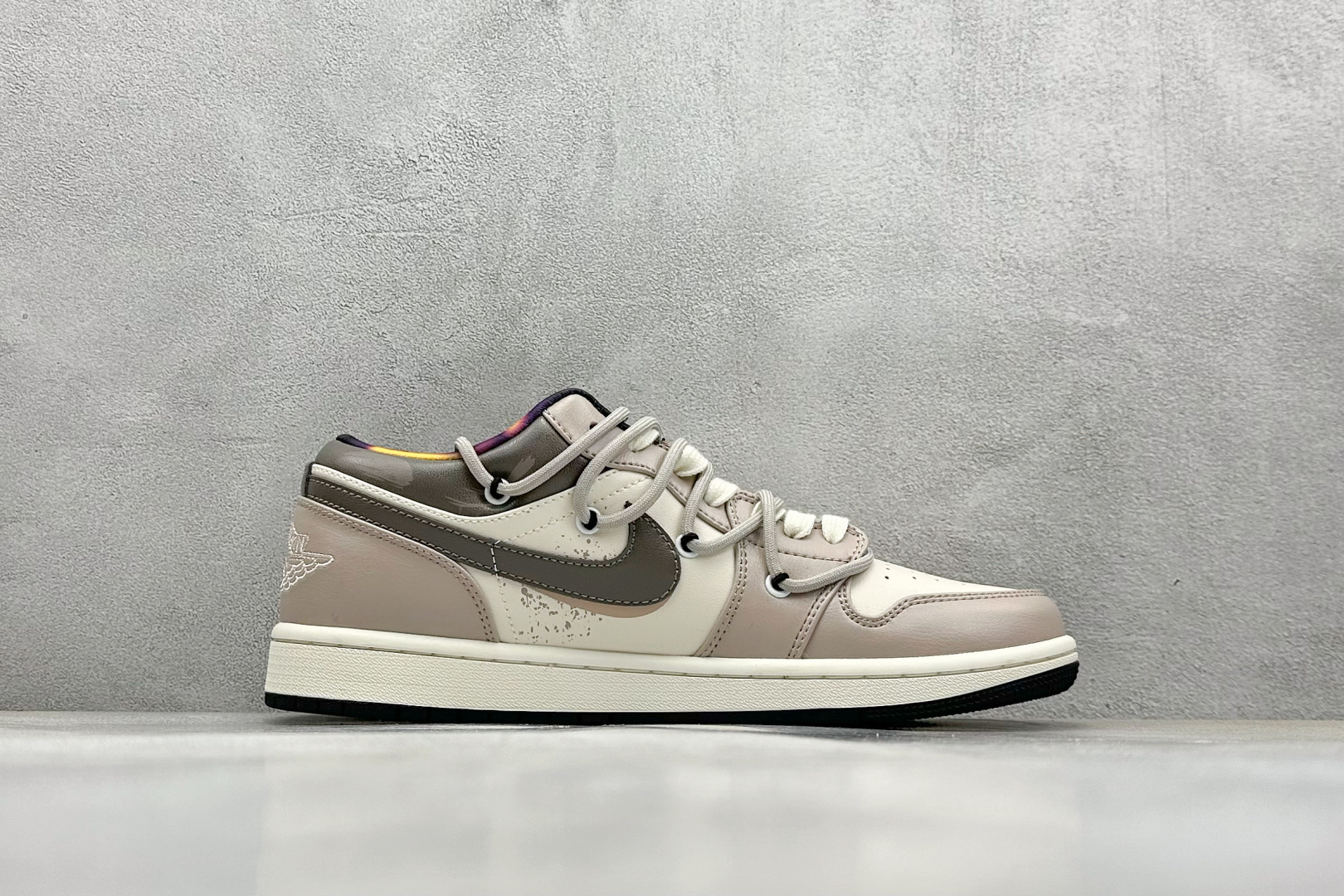  终端放店
FS版 Air Jordan 1 Low AJ1 乔1熊猫恶作剧 街头涂鸦-天使恶魔 低帮篮