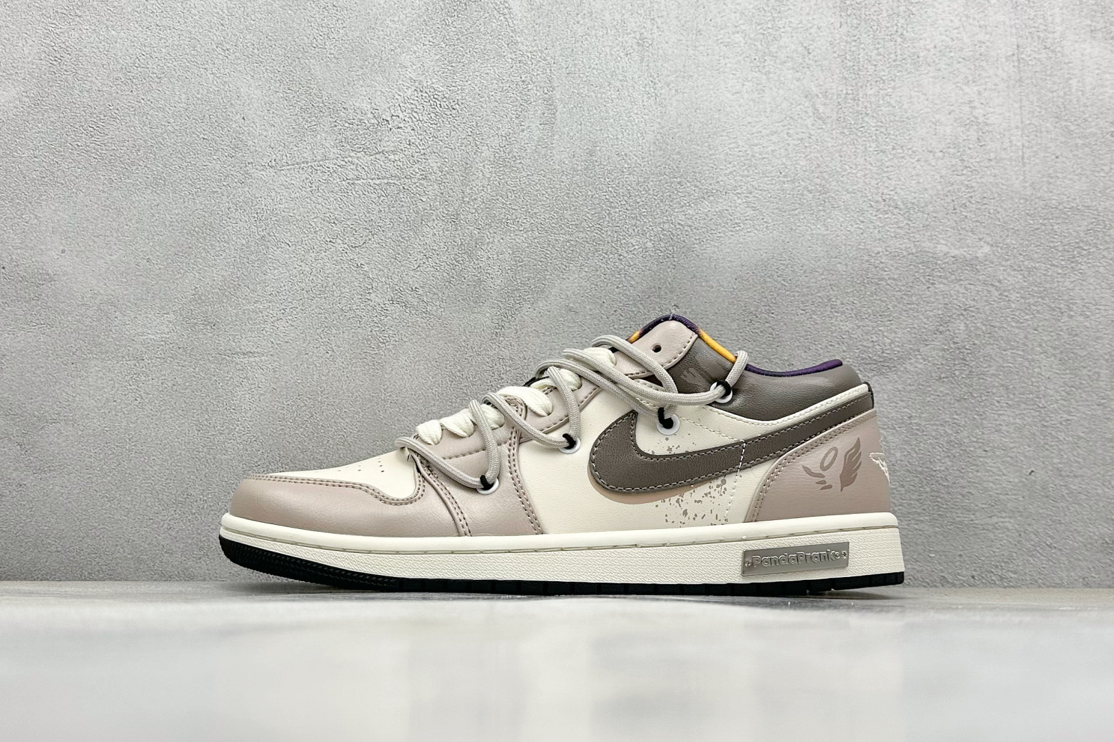  终端放店
FS版 Air Jordan 1 Low AJ1 乔1熊猫恶作剧 街头涂鸦-天使恶魔 低帮篮