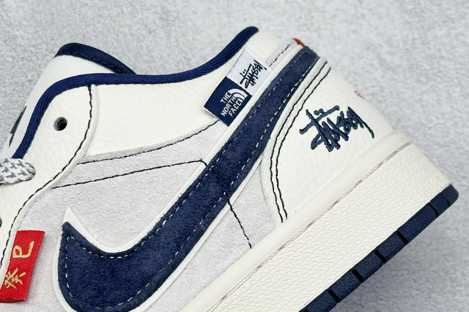 XC版 Air Jordan 1 Low AJ1 乔1 蛇年限定 蓝勾织布 高端定制 低帮复古篮球鞋 YX5066-316