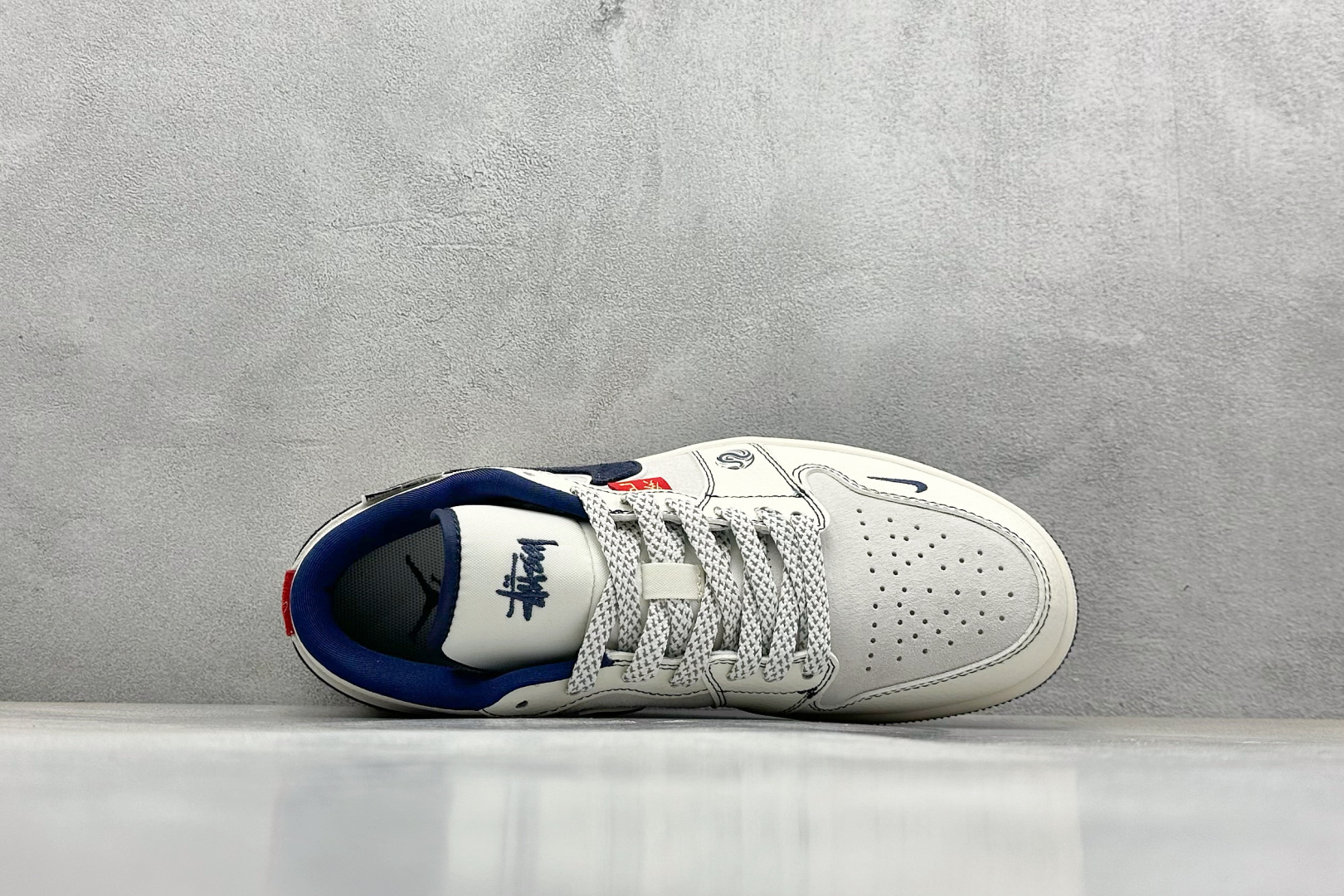 XC版 Air Jordan 1 Low AJ1 乔1 蛇年限定 蓝勾织布 高端定制 低帮复古篮球鞋 YX5066-316