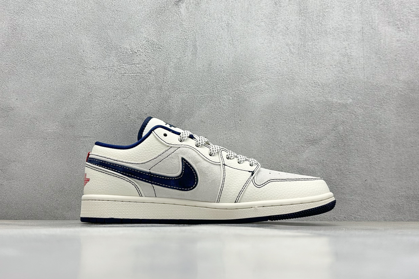 XC版 Air Jordan 1 Low AJ1 乔1 蛇年限定 蓝勾织布 高端定制 低帮复古篮球鞋 YX5066-316