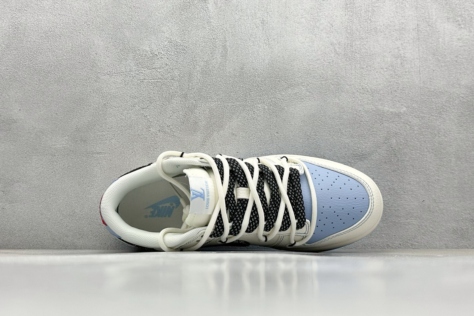 XC版 Nike SB Dunk Low Sup系列 绑带米兰灰勾 周年高端定制 低帮休闲板鞋 FC1688-219