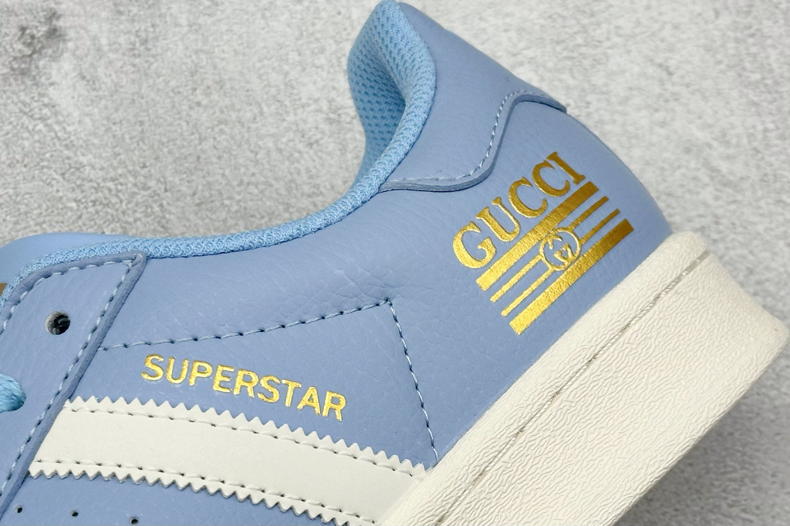 AD Originals Superstar x GUCCI 蓝白 HD2210
