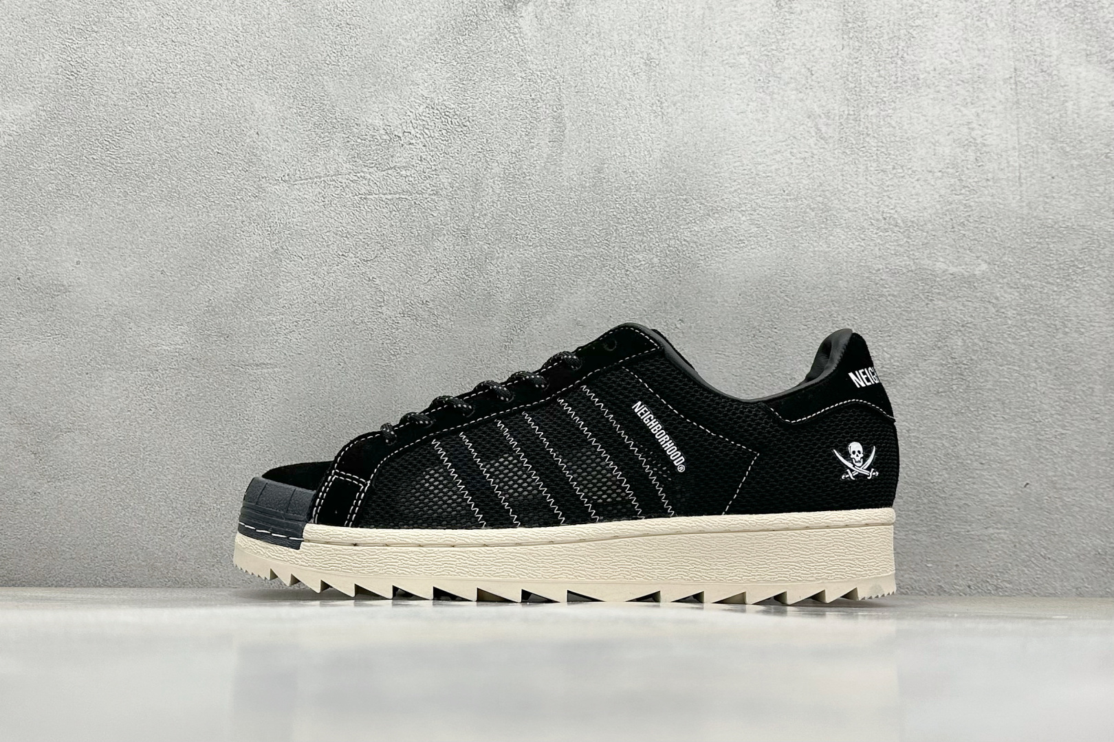  
AD Originals Superstar x NEIGHBORHOOD × CLOT 贝壳头 
