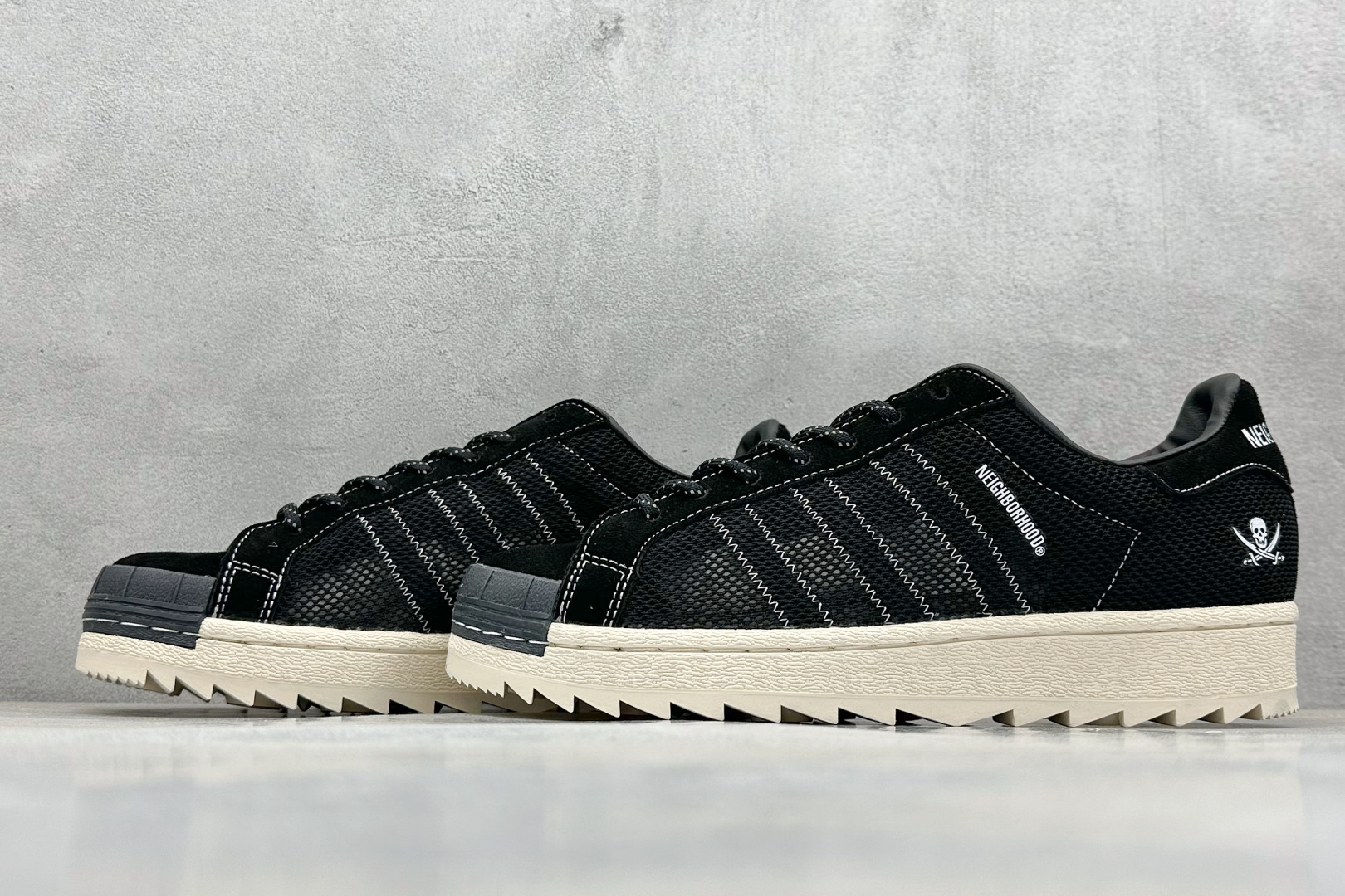  
AD Originals Superstar x NEIGHBORHOOD × CLOT 贝壳头 
