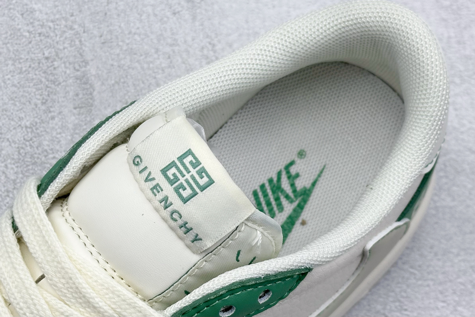  
Air Jordan 1 Supreme*纪梵希联名,设计师DIY高端定制 高级绿搭配闪灰勾时尚配色
