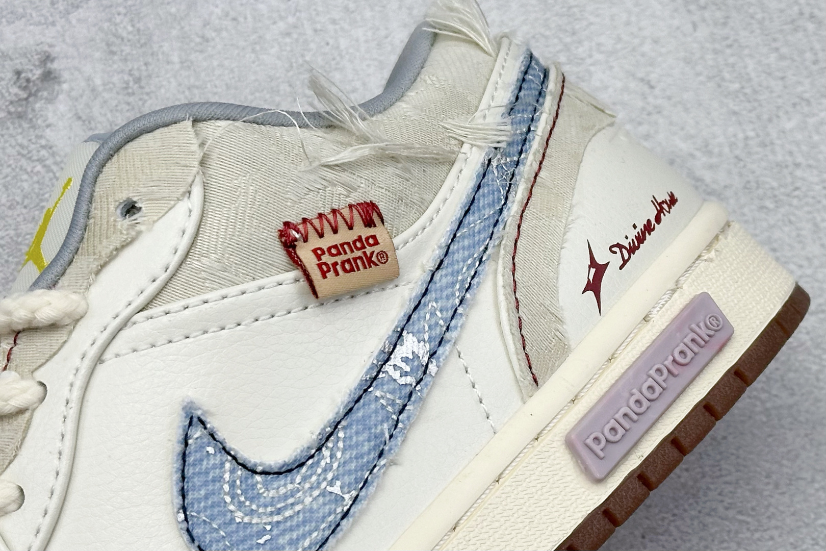  终端放店
FS版 Air Jordan 1 Low 引线牵梦烟霞续绕
整体围绕熊猫恶作剧乘浪钓手主题设