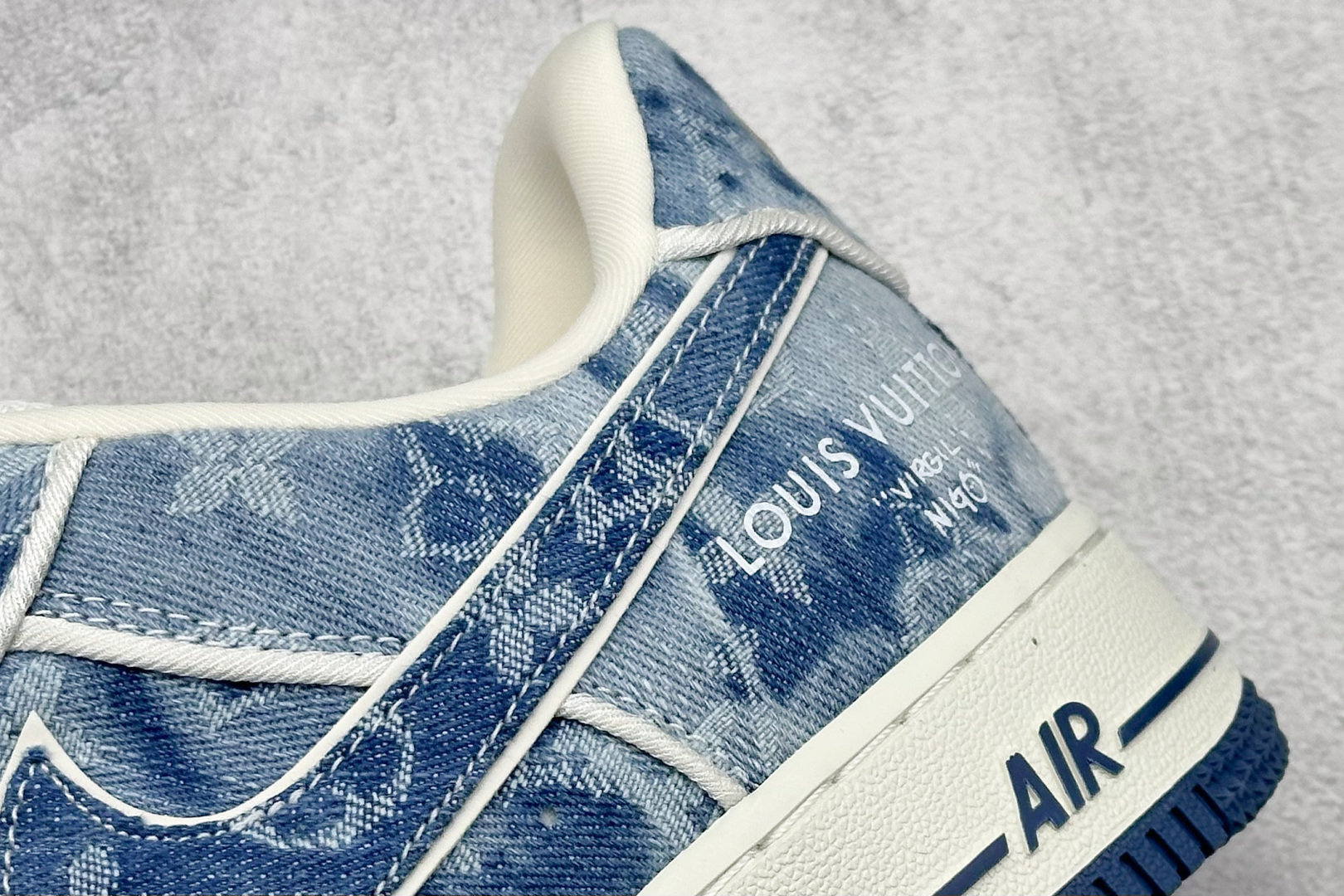  
SC版 Nike Air Force 1 Low 07 x Louis Vuitton 白蓝牛仔布
