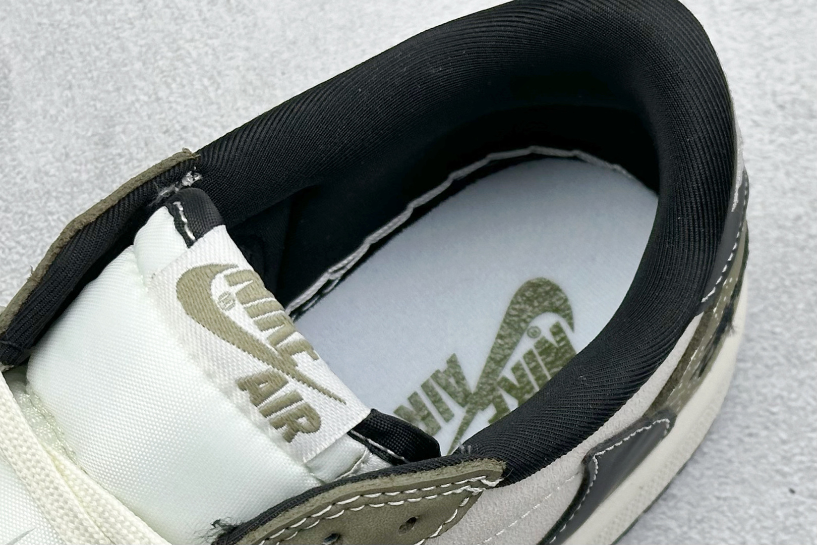 280 Travis Scott x Fragment Design x Air Jordan 1 Low OG SP AJ1 斯图西联名 深豆绿 低帮文化休闲板鞋 LD2025-018