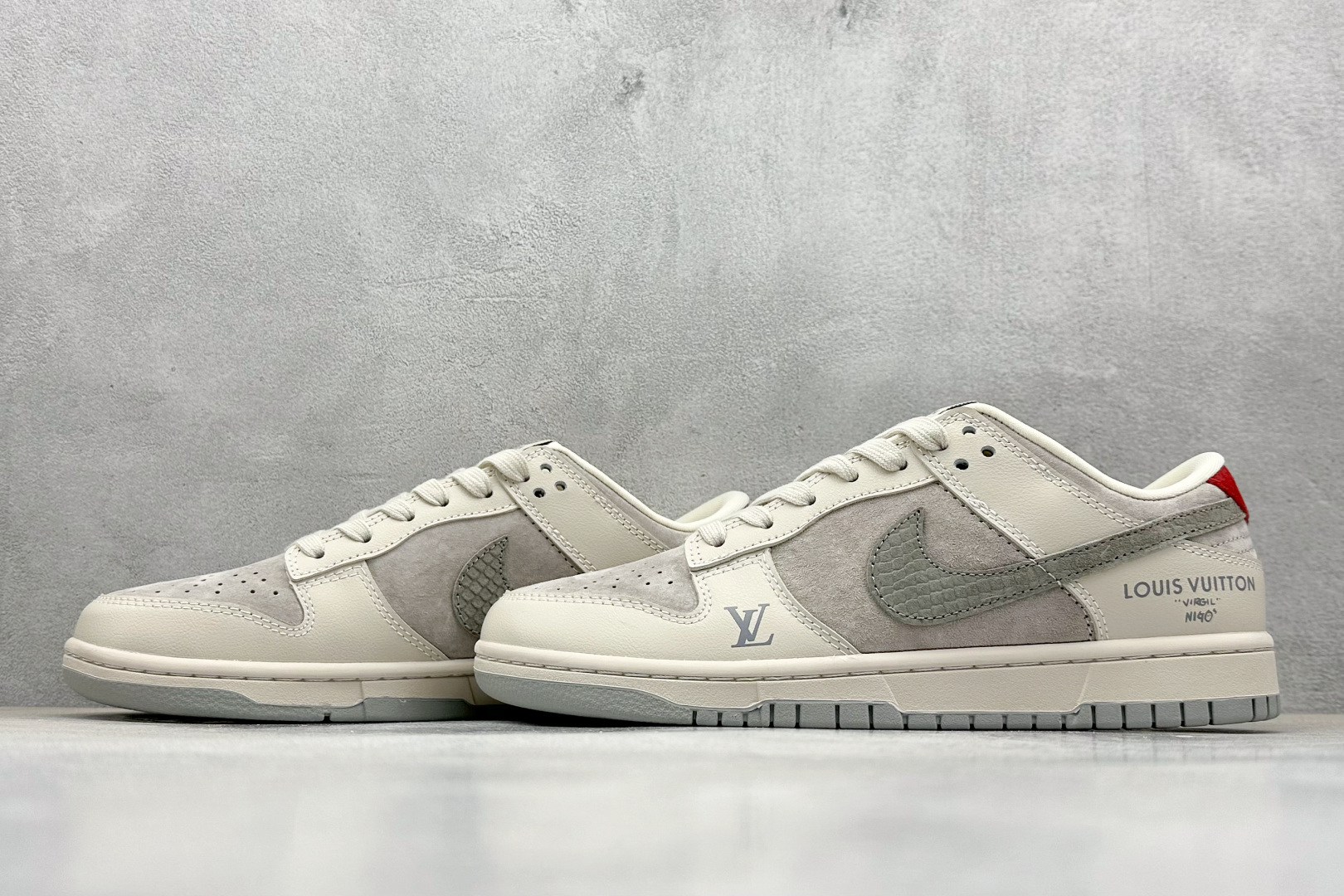280 Nike SB Dunk Low LV联名 灰蛇鳞勾 周年高端定制 低帮休闲板鞋 XX3168-125