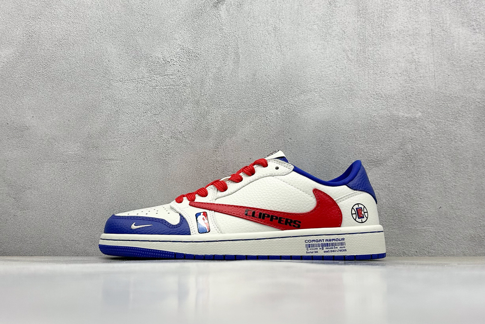 Travis Scott x Fragment Design x Air Jordan 1 Low OG SP AJ1 洛杉矶快船联名 低帮文化休闲板鞋 SC9207-026