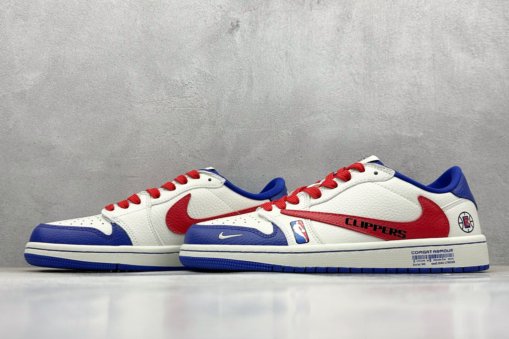 Travis Scott x Fragment Design x Air Jordan 1 Low OG SP AJ1 洛杉矶快船联名 低帮文化休闲板鞋 SC9207-026