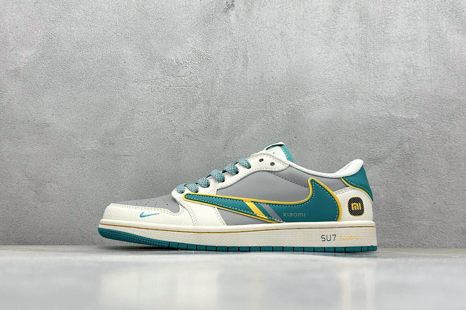Travis Scott x Fragment Design x Air Jordan 1 Low OG SP AJ1 小米联名 海湾蓝 低帮文化休闲板鞋 XX3168-163