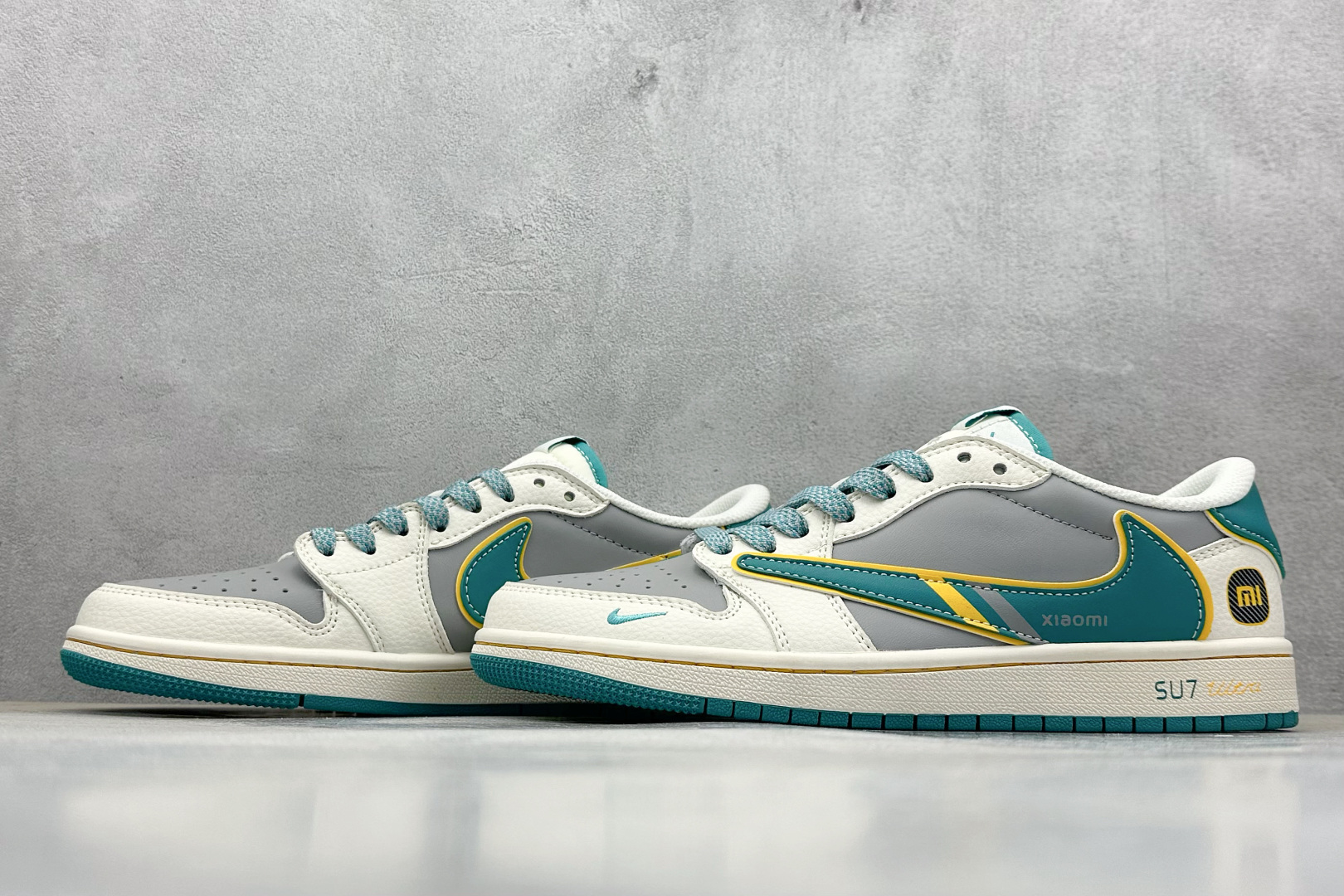 Travis Scott x Fragment Design x Air Jordan 1 Low OG SP AJ1 小米联名 海湾蓝 低帮文化休闲板鞋 XX3168-163