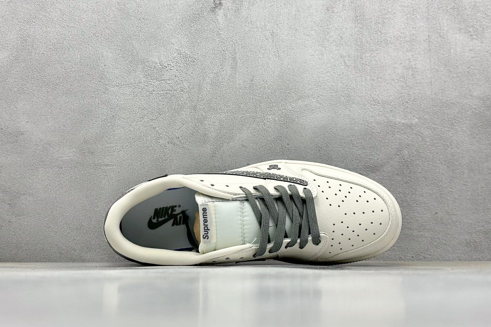 280 Travis Scott x Fragment Design x Air Jordan 1 Low OG SP AJ1 Supreme联名 涂鸦暴力熊 低帮文化休闲板鞋 XS2024-035