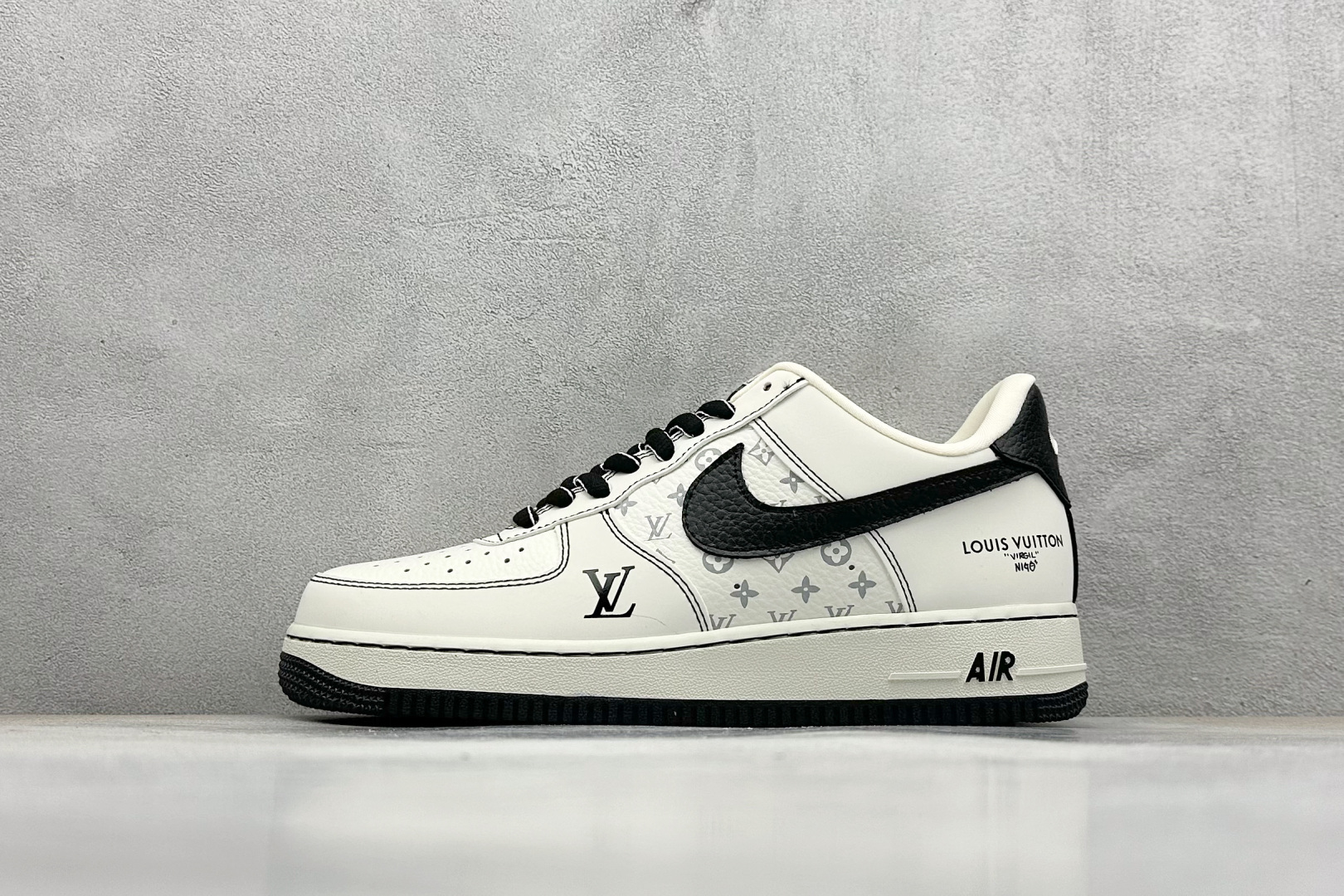 SC版 Nike Air Force 1’07 Low LV联名 白黑 空军一号低帮休闲板鞋 BZ6808-102