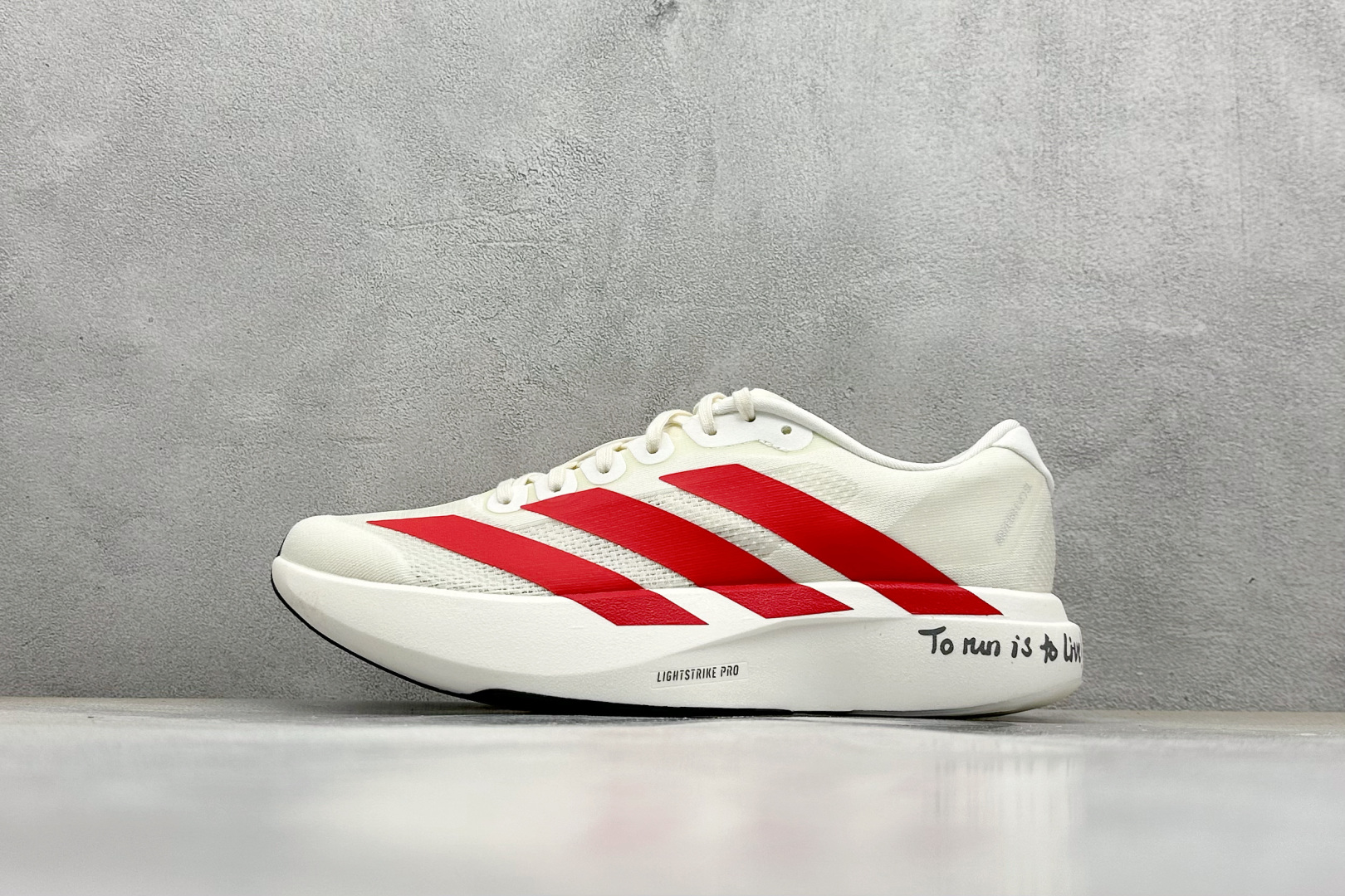 PK版 Adidas Adizero Evo SL 阿迪超轻透气缓震跑鞋 JS1183